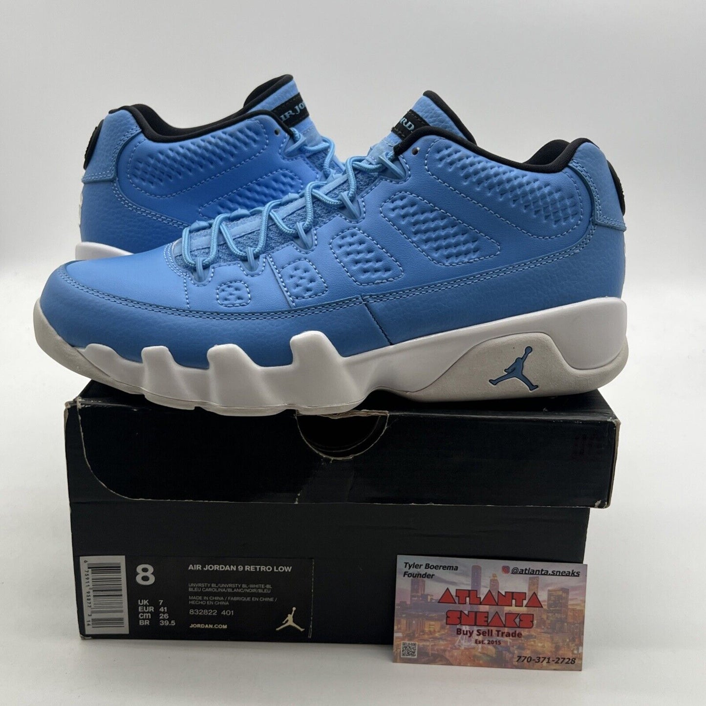 Size 8 - Air Jordan 9 Retro Low Pantone (832822-401)