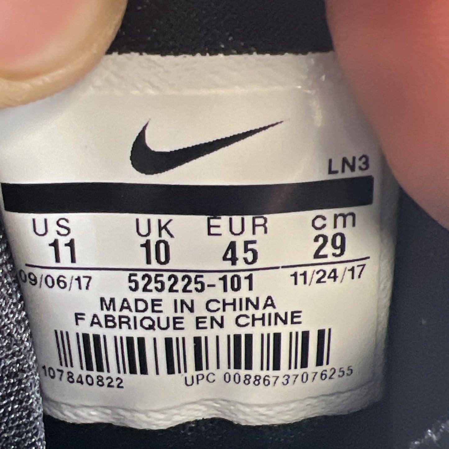 Size 11 - Nike Air Max Speed Turf 2018 49ers (525225-101)