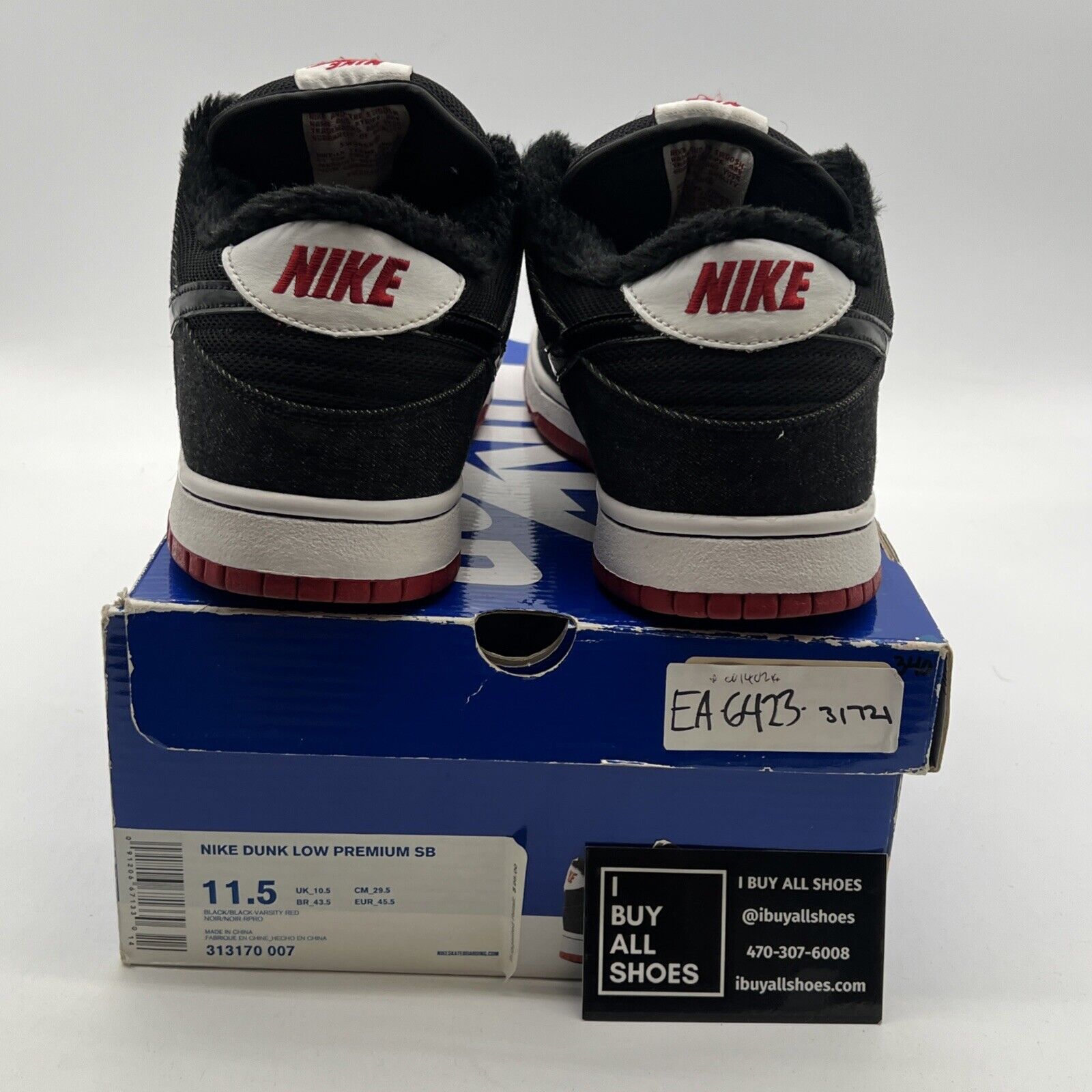 Size 11.5 - Nike Dunk Premium SB Low Larry Perkins (313170-007)