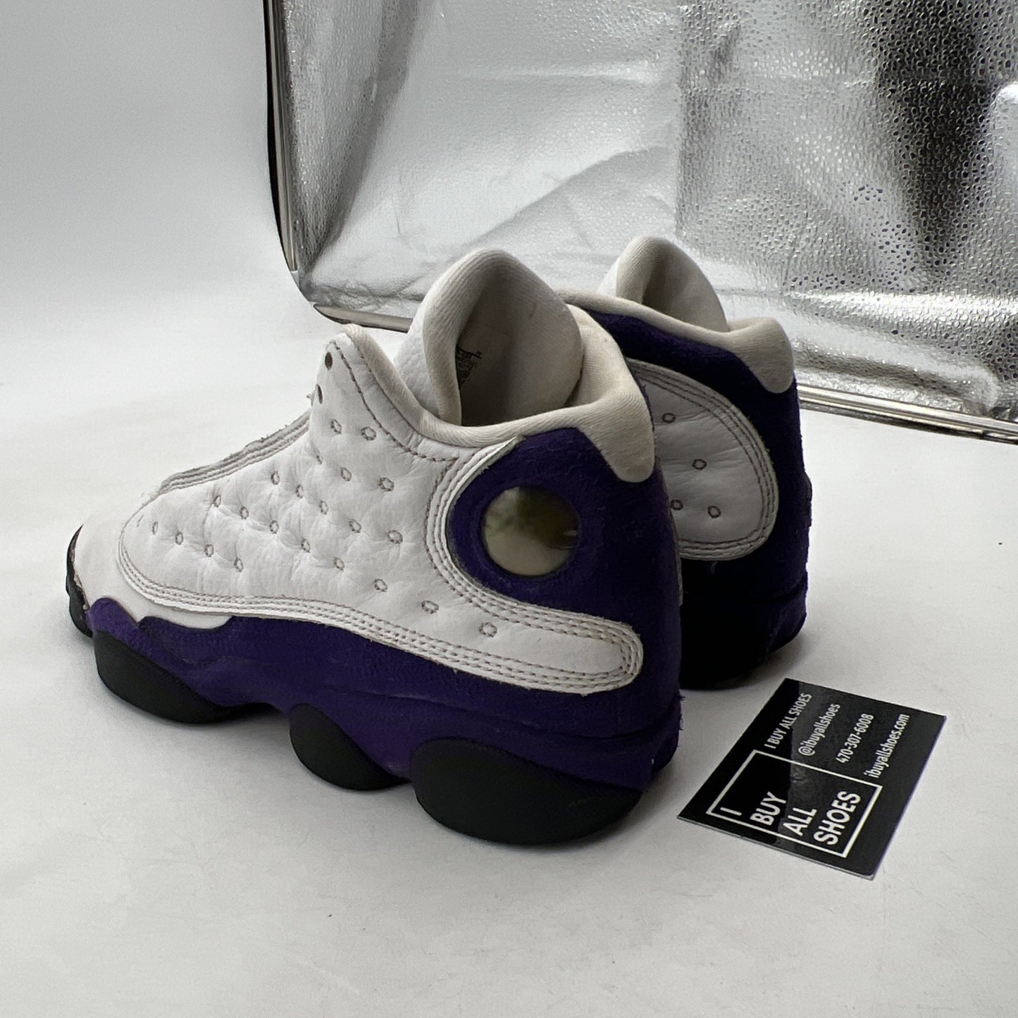 Size 4Y - Air Jordan 13 Retro Mid Lakers (884129-105)