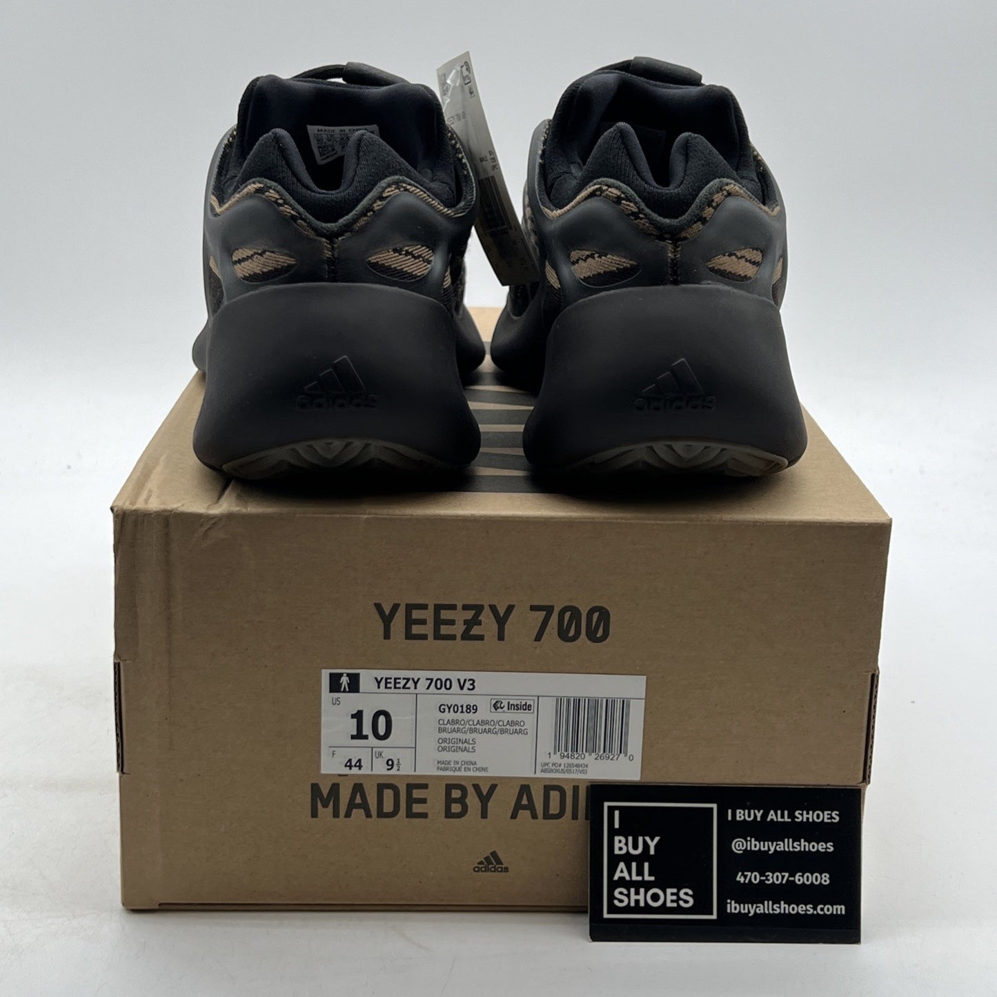 Size 10 - adidas Yeezy 700 V3 Clay Brown (GY0189)