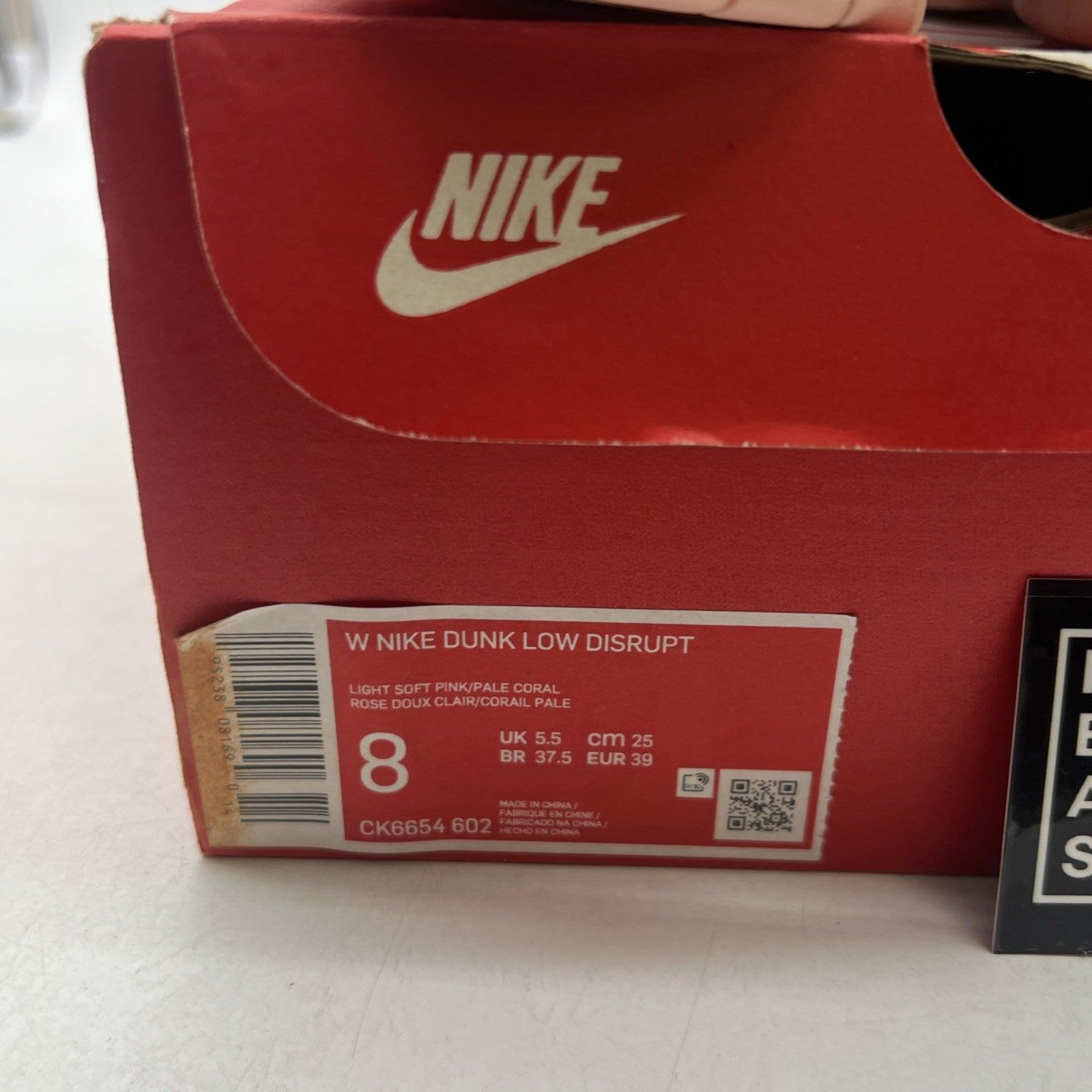 Size 8 - Nike Dunk Disrupt Low Pale Coral W (CK6654-602)