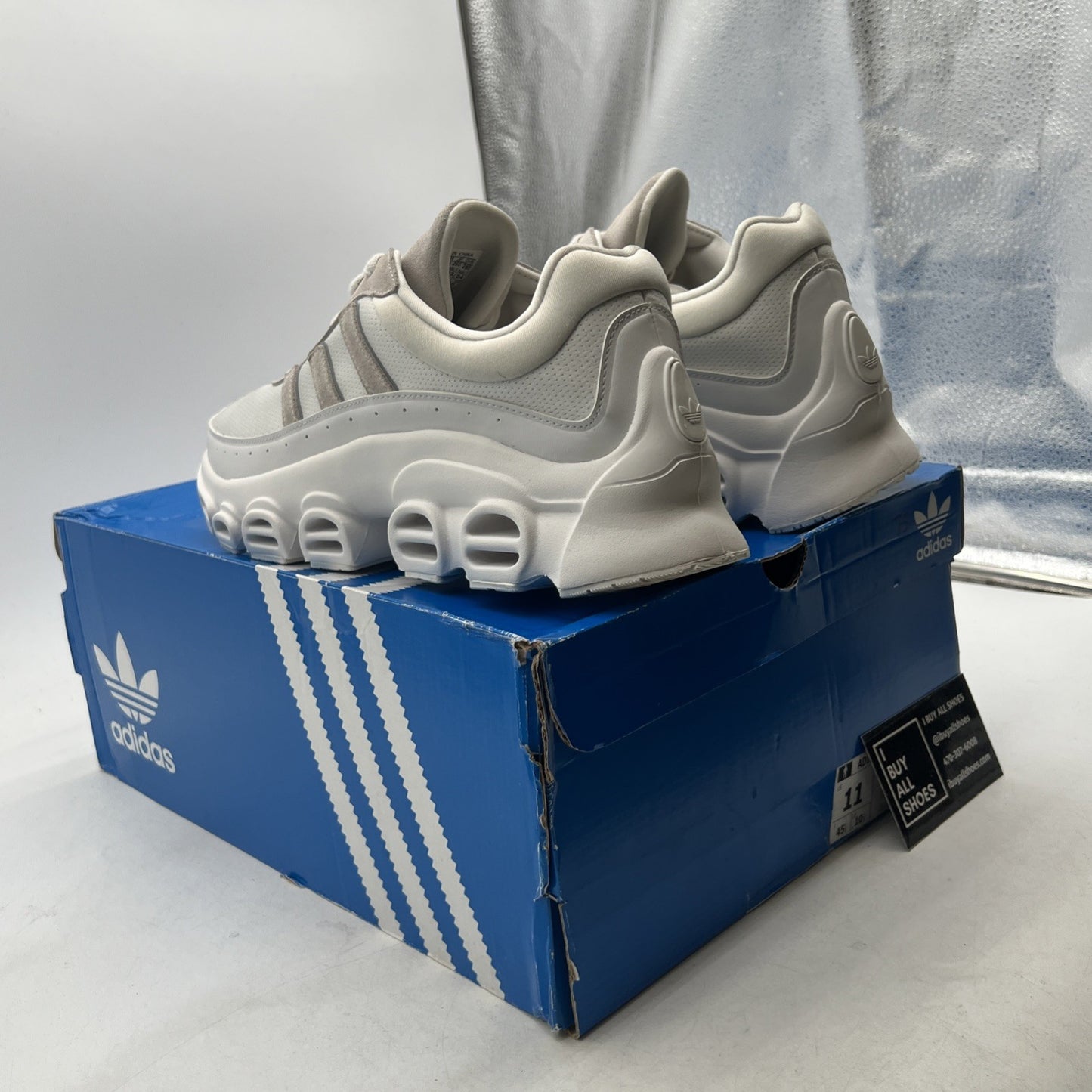 Size 11 - Adidas adiFOM Megaride Crystal White (IE4048)