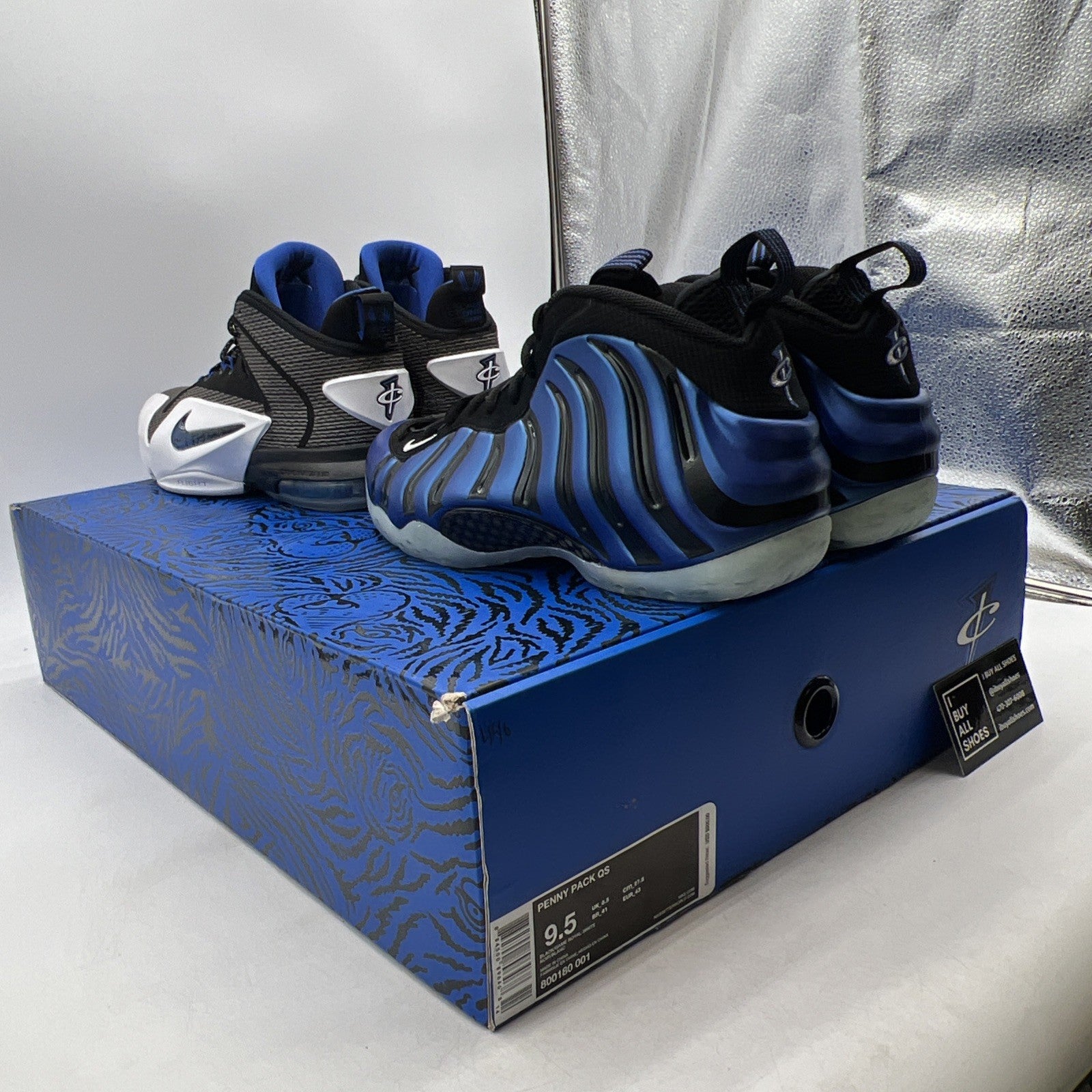 Size 9.5 - Nike Air Penny QS Sharpie Pack (800180-001)