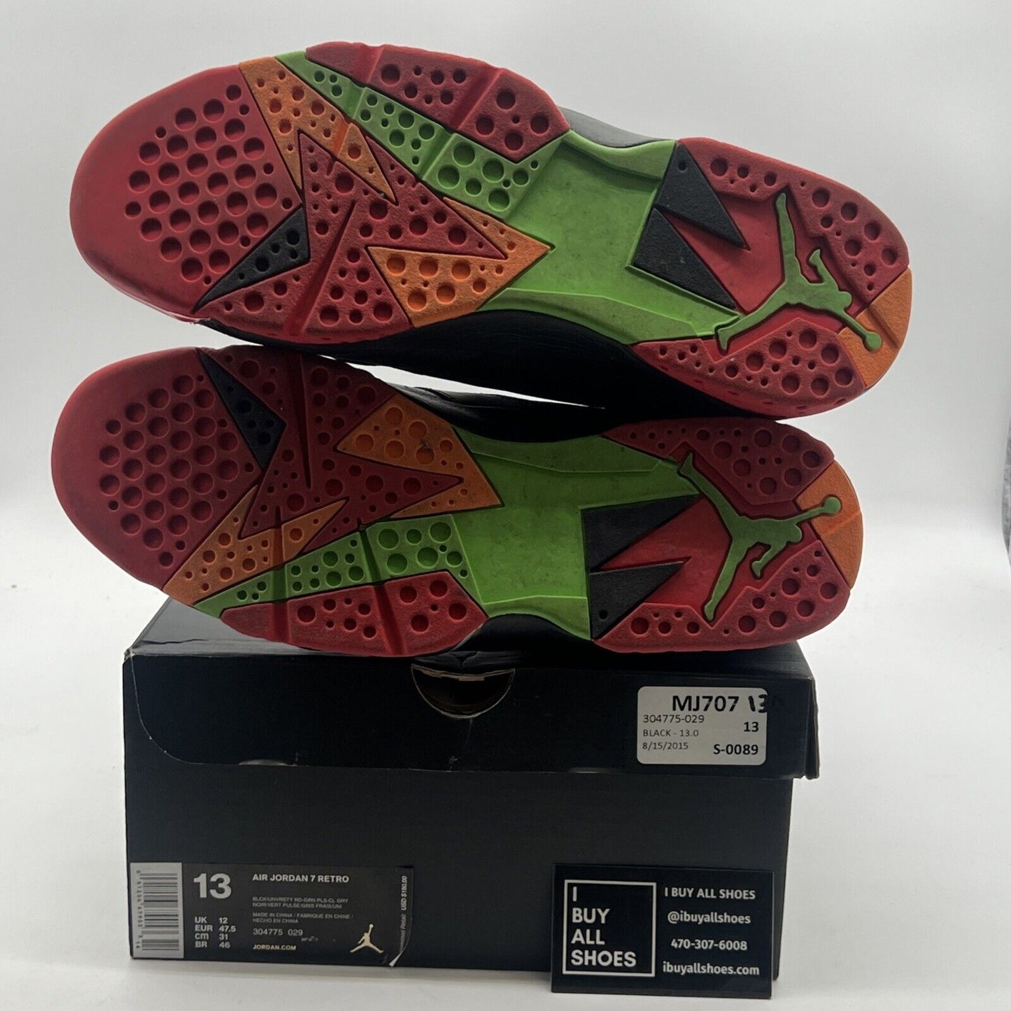 Size 13 - Air Jordan 7 Retro Marvin the Martian (304775-029)