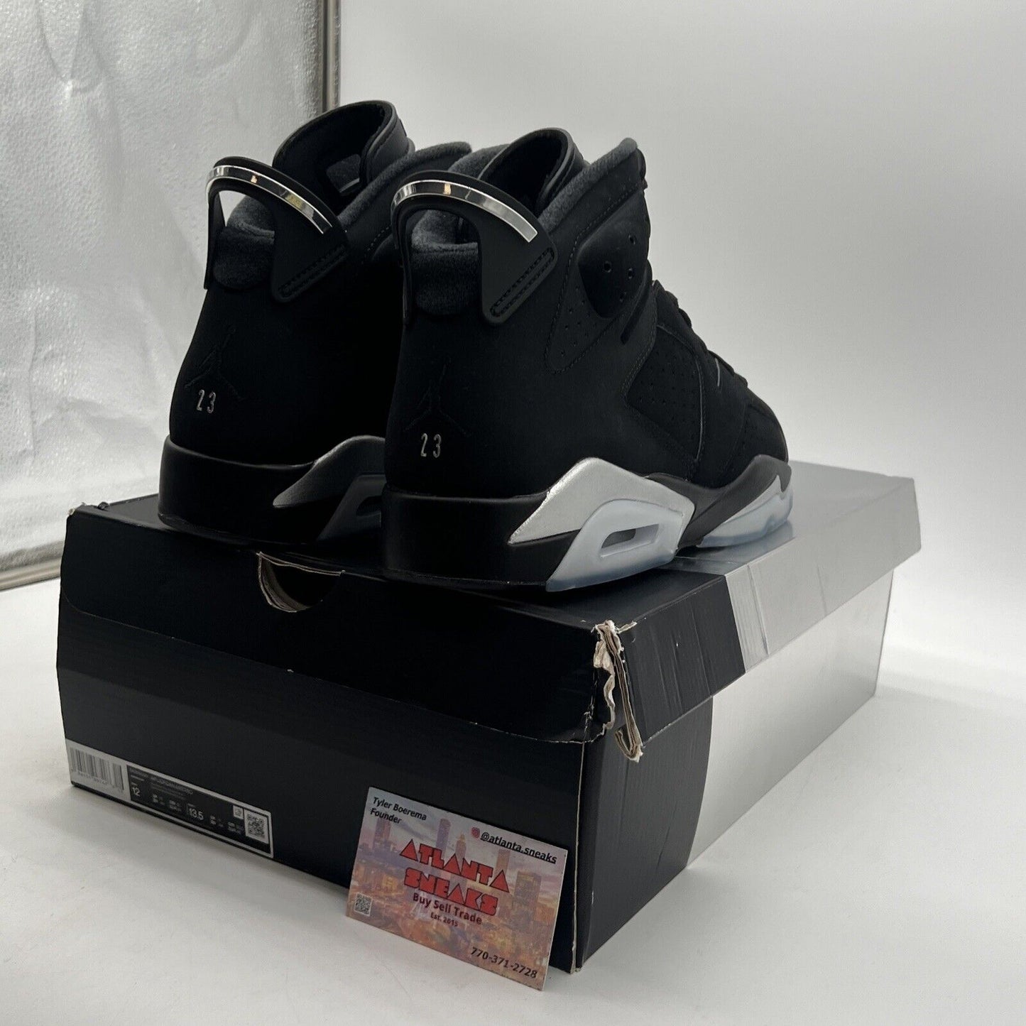 Size 12 - Jordan 6 Retro Mid Chrome Suede Silver (DX2836-001)