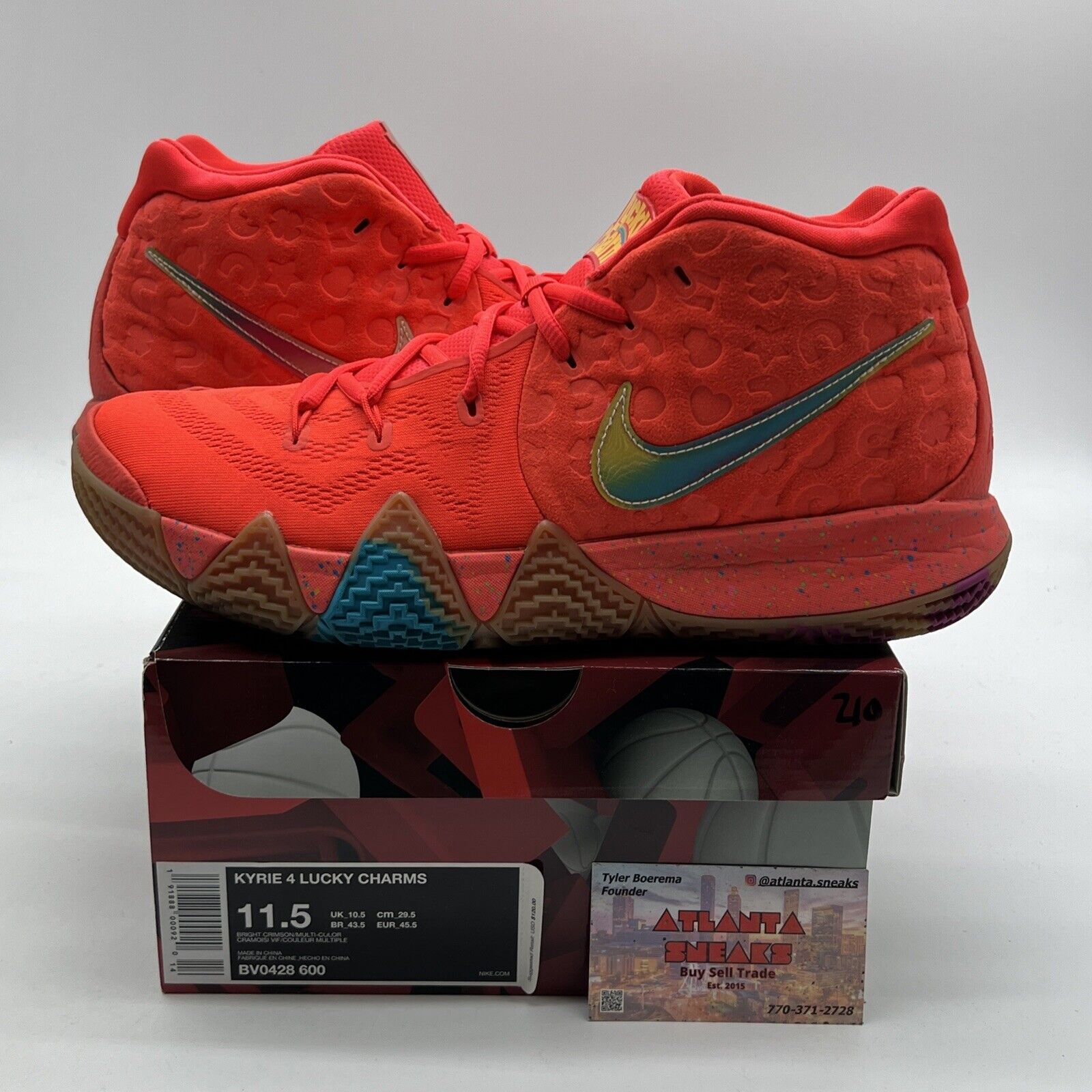 Size 11.5 - Nike Kyrie 4 Lucky Charms (BV0428-600)