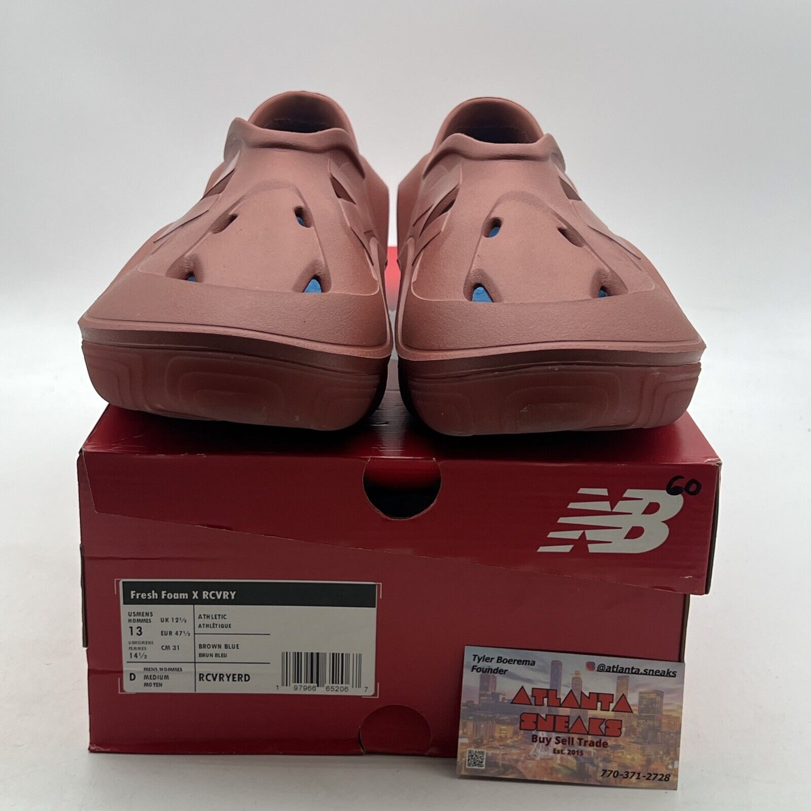 Size 13 - New Balance Fresh Foam X RCVRY Tamarind with Spice Blue Yeezy Comfort