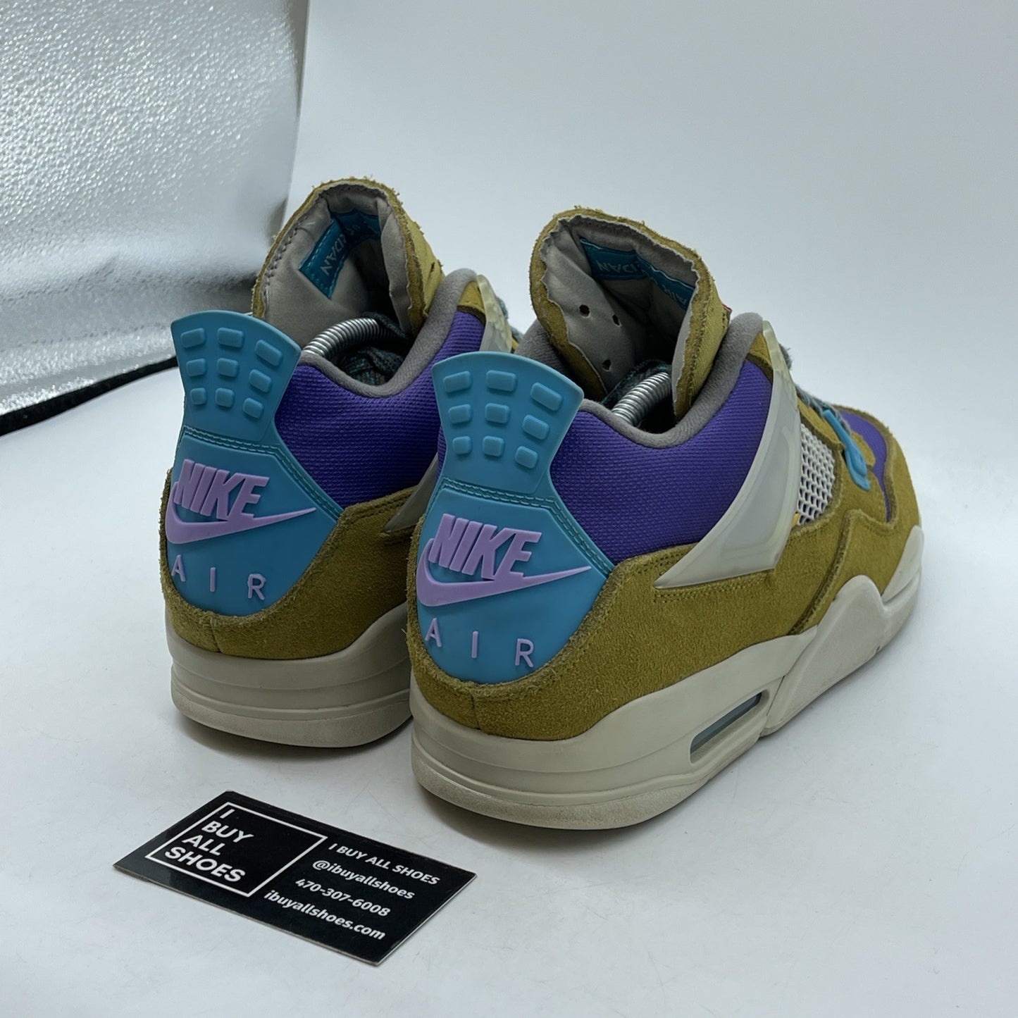 Size 10 - Jordan 4 Retro SP x Union 30th Anniversary Green Suede (DJ5718-300)