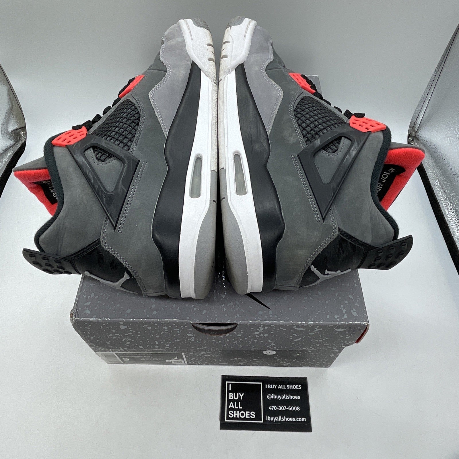 Size 9 - Air Jordan 4 Retro Mid Infrared (DH6927-061)