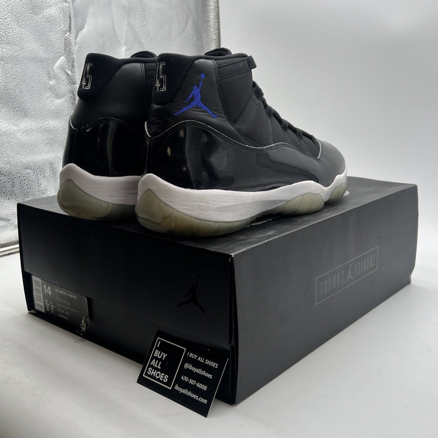 Size 14 - Air Jordan 11 Retro High Space Jam (378037-003)