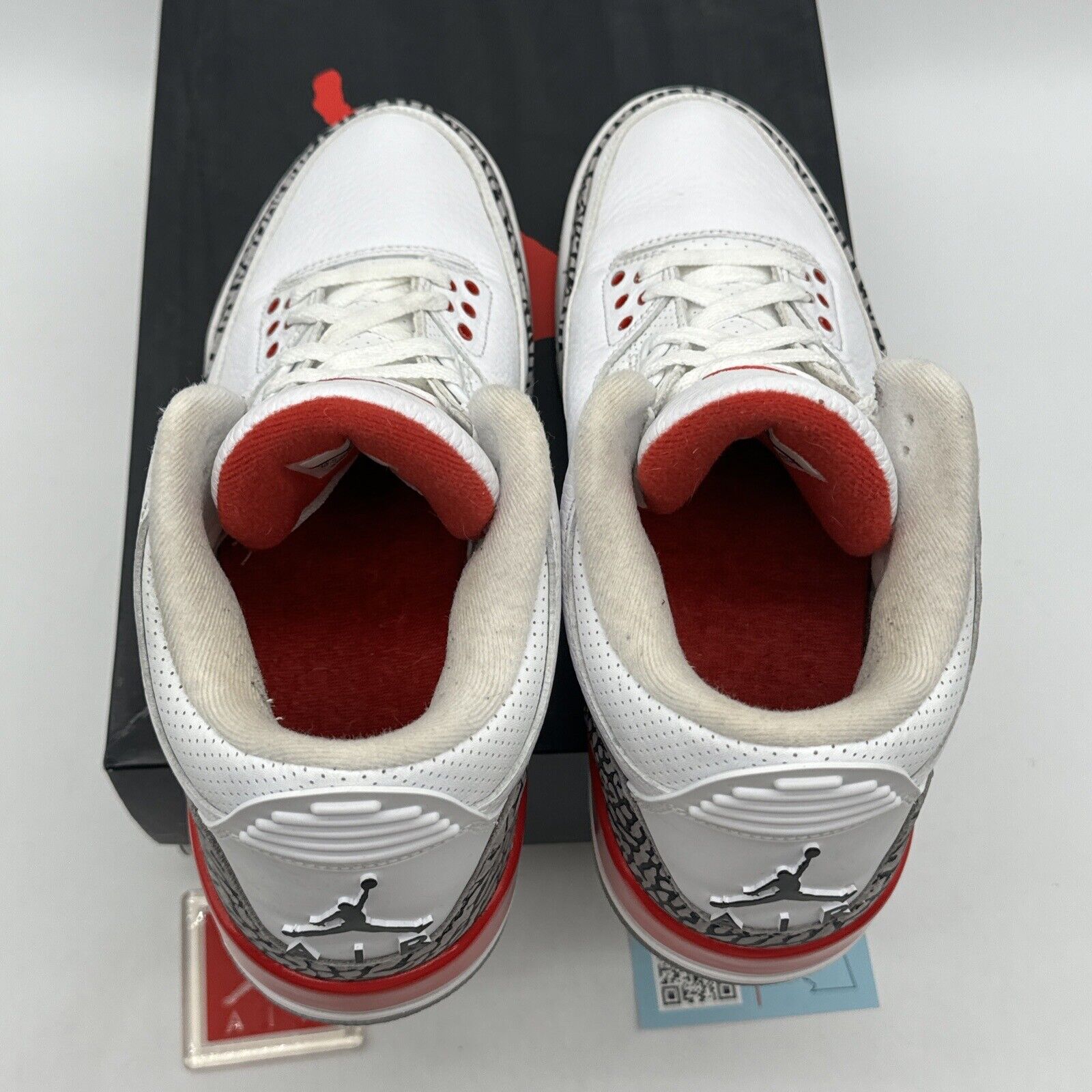 Size 10.5 - Jordan 3 Retro Hall of Fame 2018 Katrina43: Elephant White Tumbled