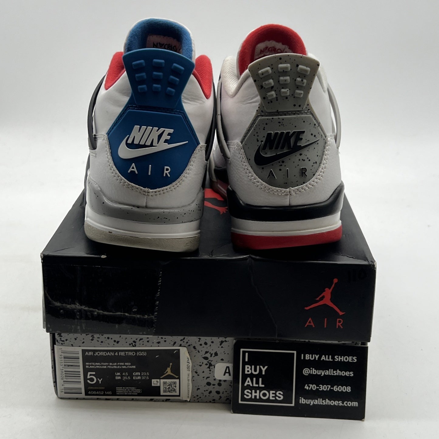 Size 5Y- Air Jordan 4 Retro SE Mid What The 4 (408452-146)