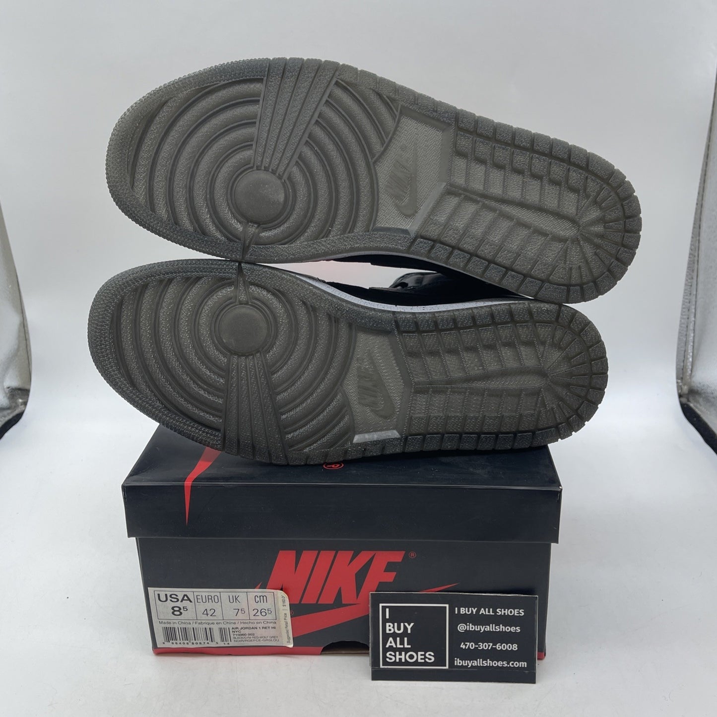 Size 8.5 - Air Jordan 1 Retro NYC High 23NY. (715060-002)