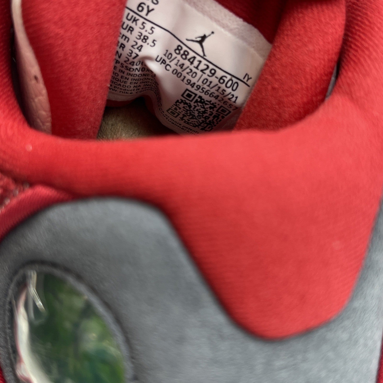 Size 6Y - Jordan 13 Gym Red Flint Grey White Suede Leather  (DJ5982600)