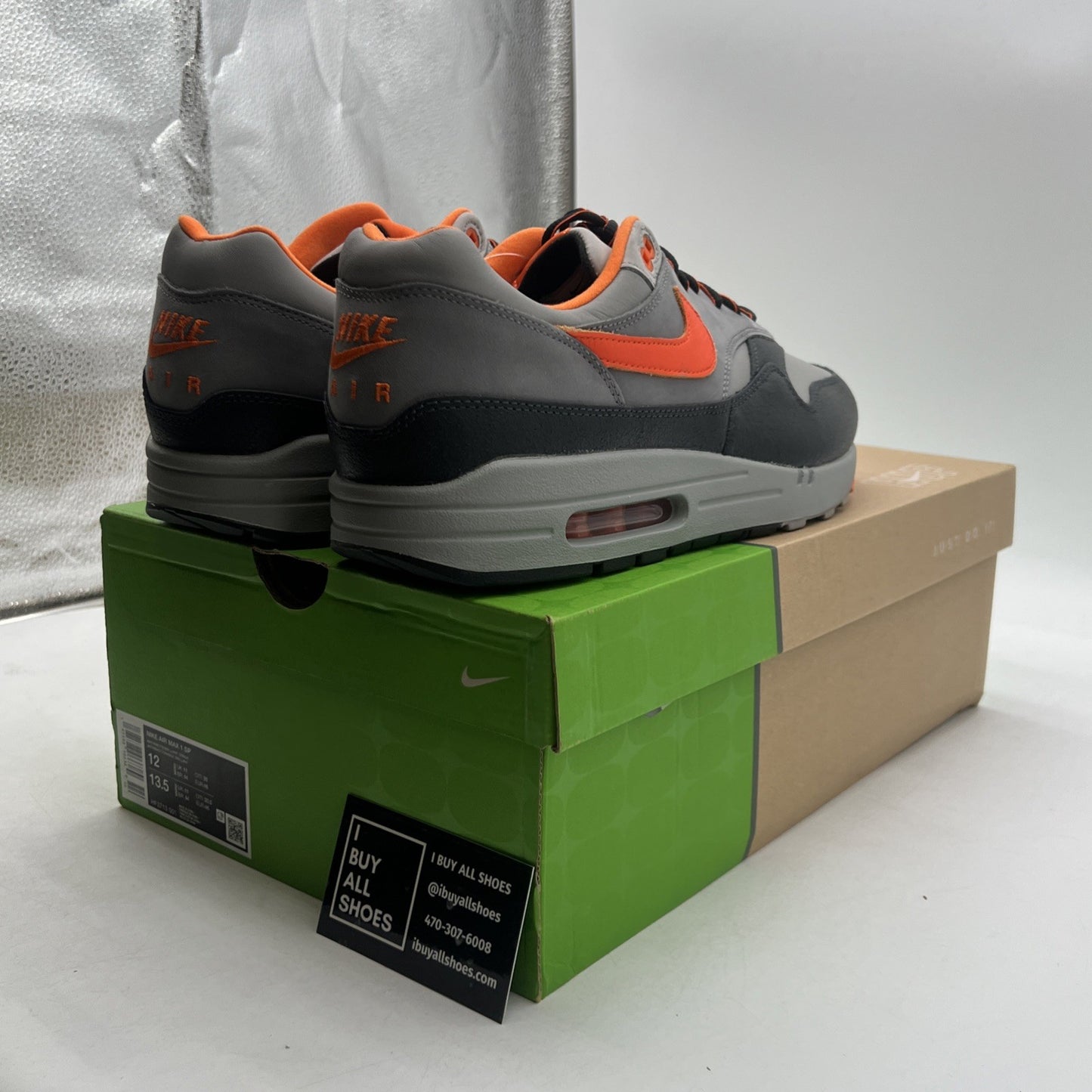 Size 12 - HUF x Nike Air Max 1 SP Orange (HF3713-001)