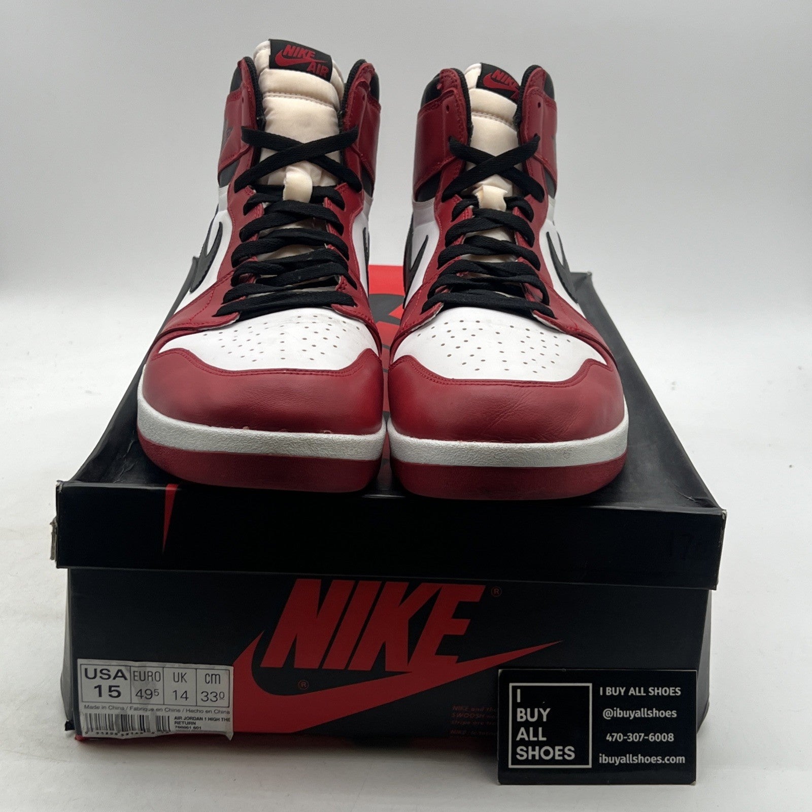 Size 15 - Air Jordan 1.5 Chicago (768861-601)