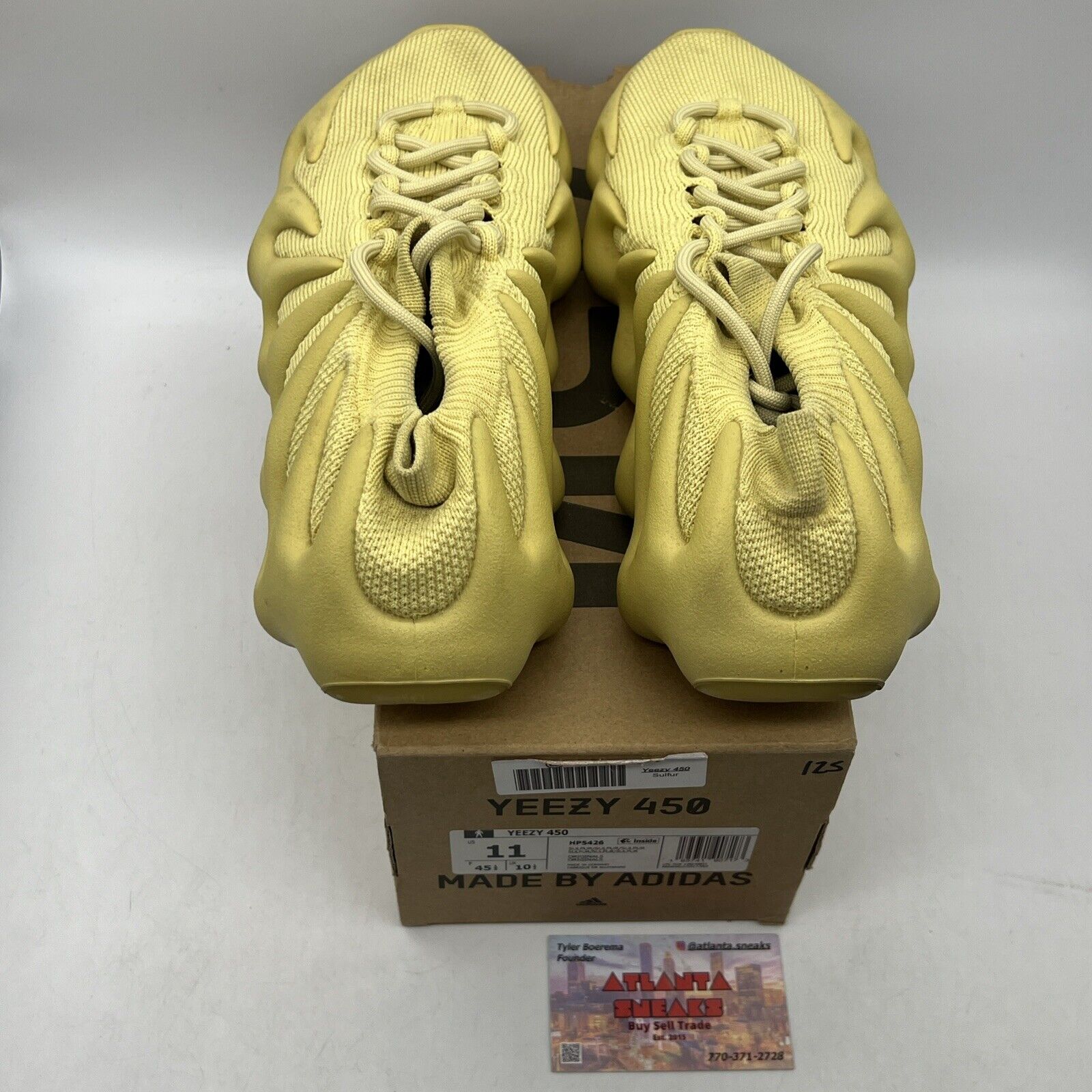 Size 11 - adidas Yeezy 450 Sulfur (HP5426)