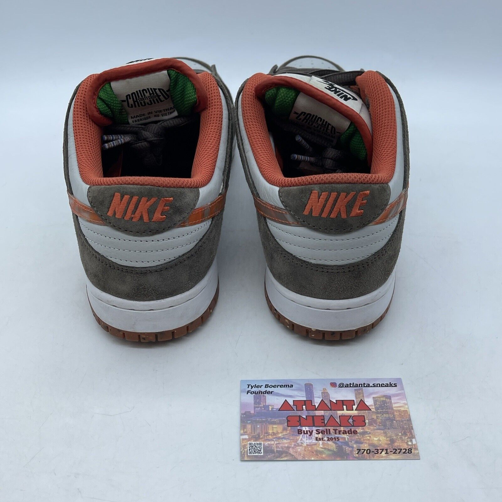 Size 9 - Nike Crushed D.C. x Dunk SB Low Golden Hour White Brown (DH7782-001)