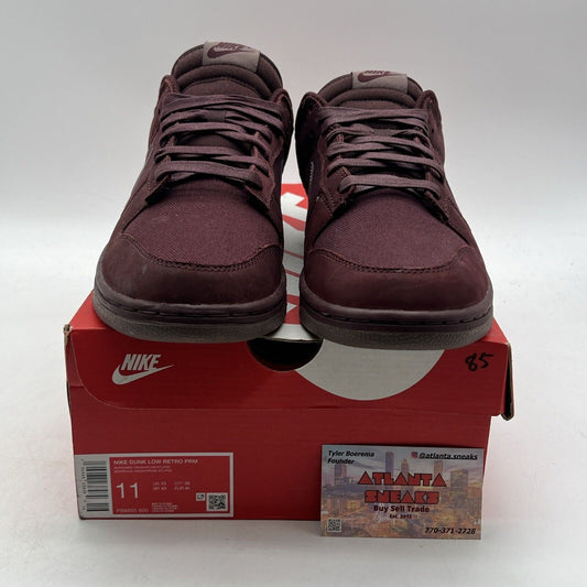 Size 11 - Nike Dunk Premium Low Burgundy Crush (FB8895-600)