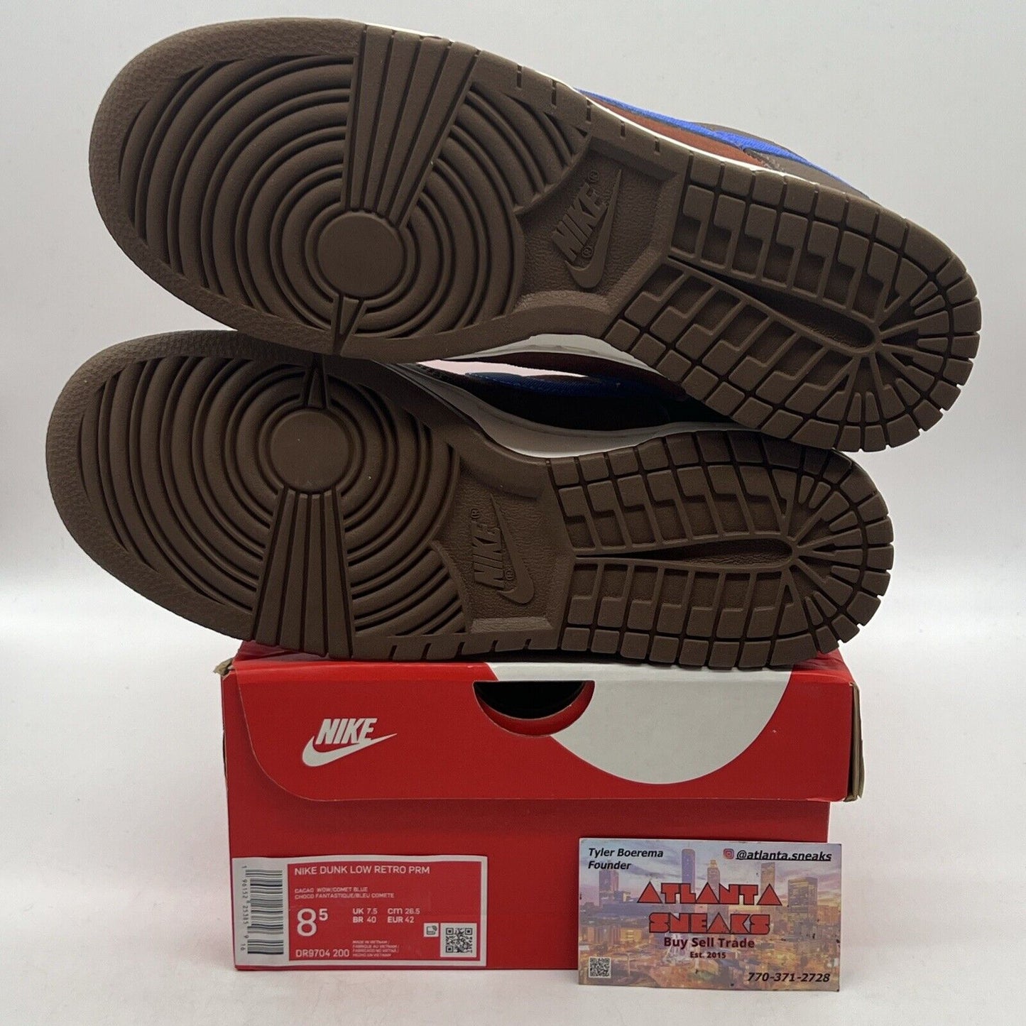 Size 8.5 - Nike Dunk Low Mars Stone Blue Brand New Og All