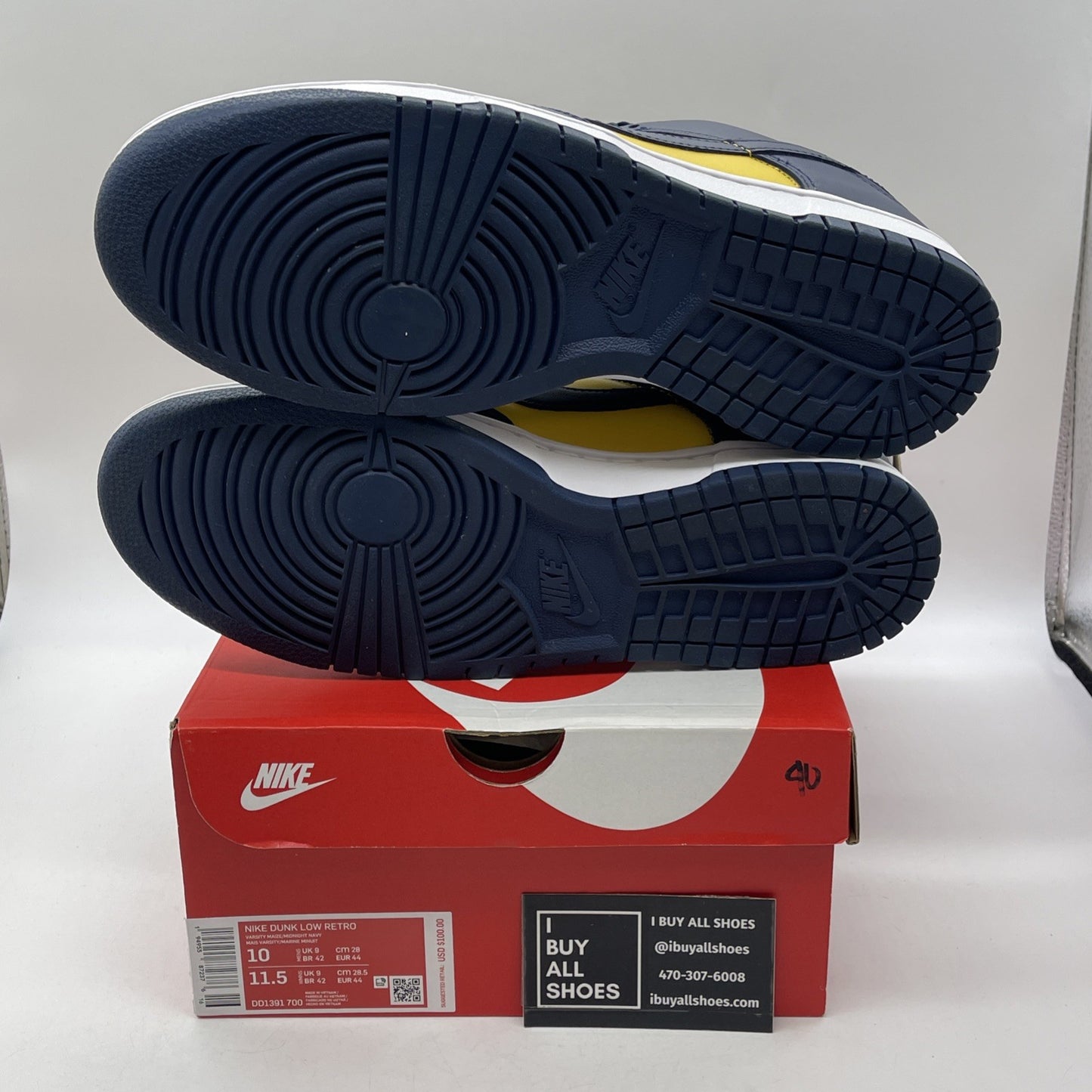 Size 10 - Nike Dunk Low Michigan 2021 (DD1391-700)