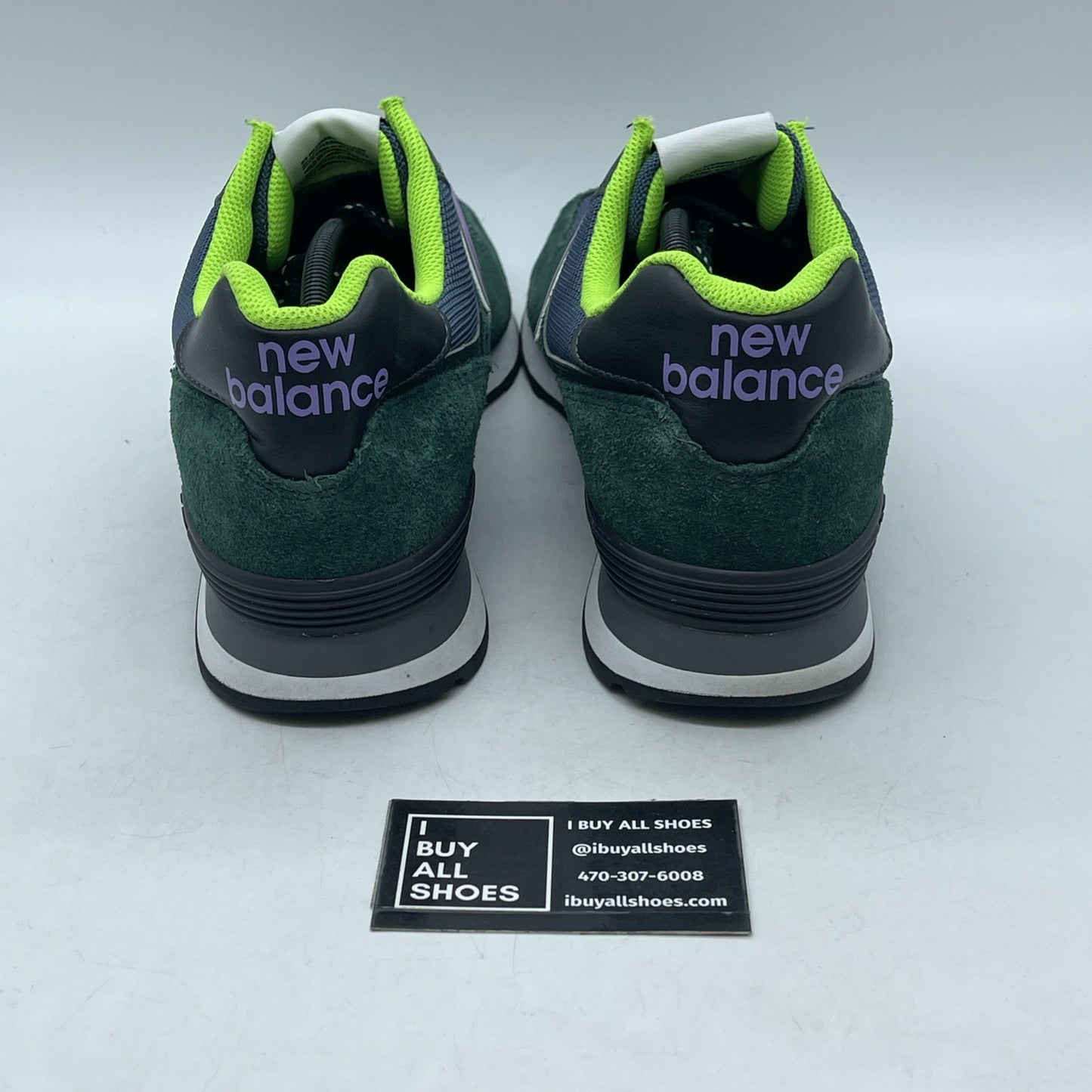 Size 16 - New Balance 574 Green Purple (U574WH2)