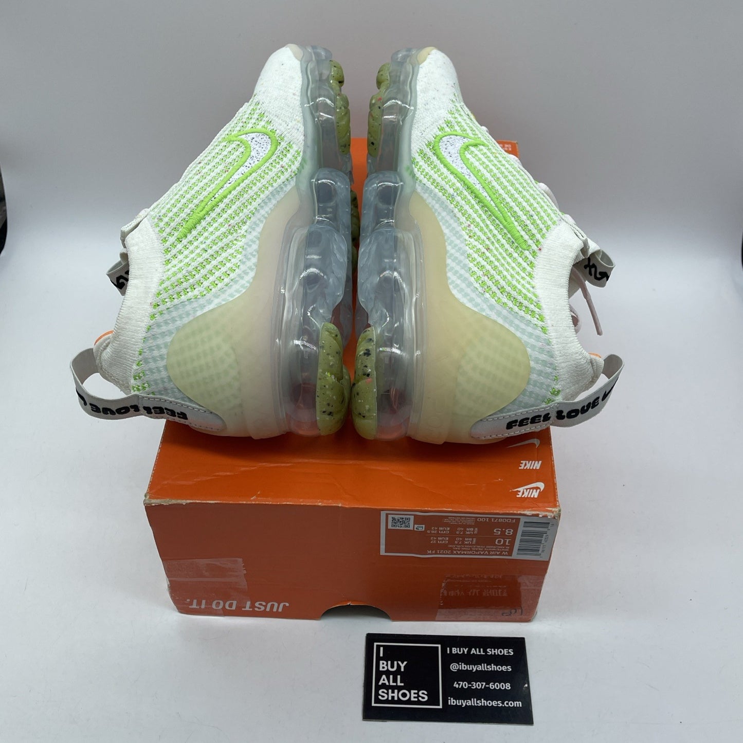 Size 10W - Nike Air VaporMax 2021 Flyknit Next Nature Feel Love (FD0871-100)