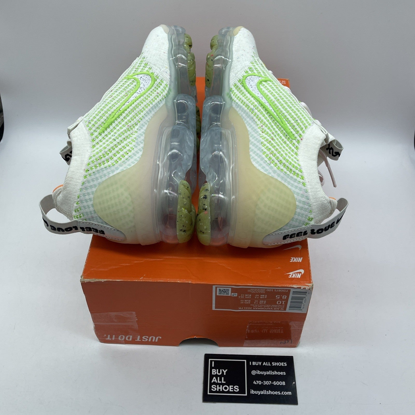 Size 10W - Nike Air VaporMax 2021 Flyknit Next Nature Feel Love (FD0871-100)