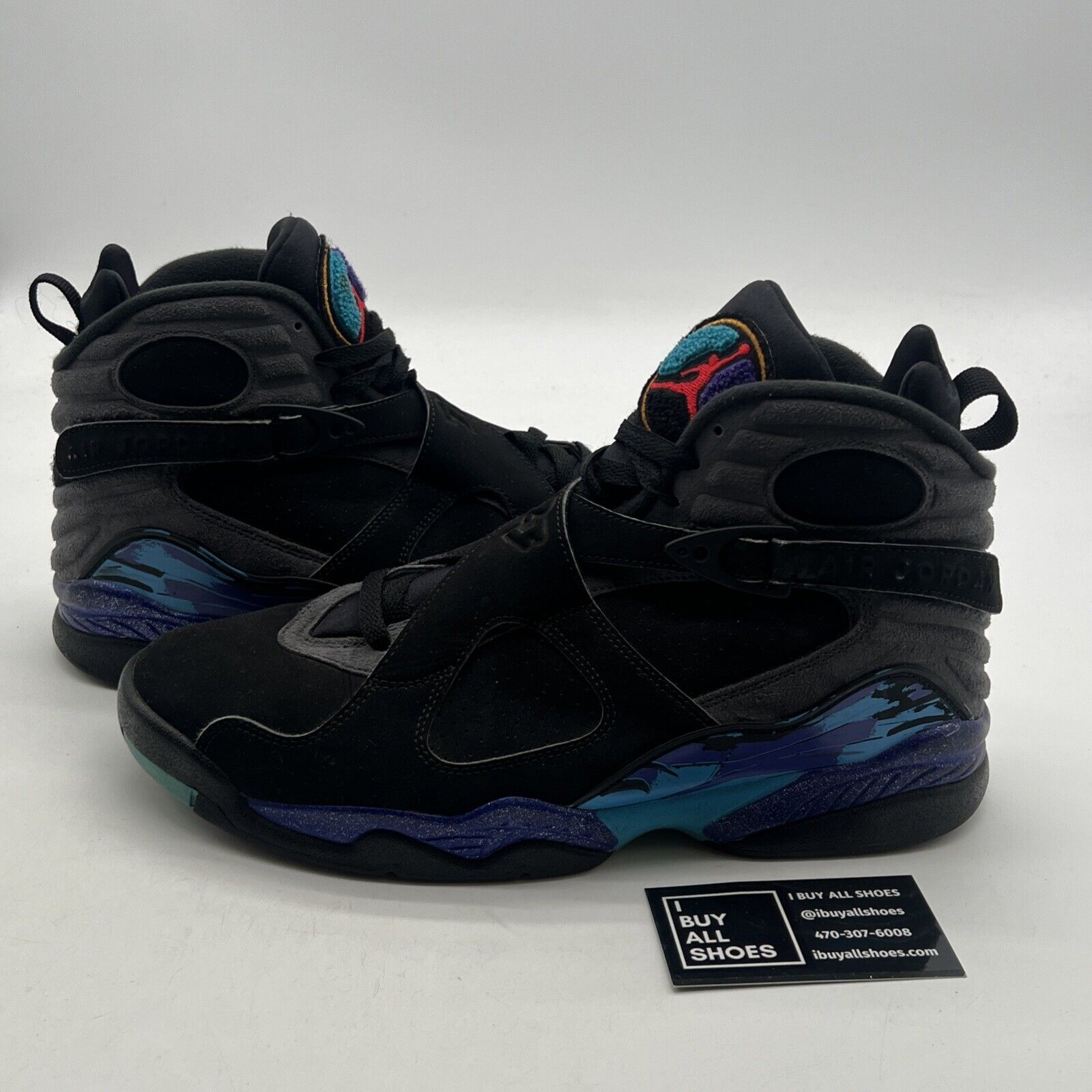 Size 10.5 - Air Jordan 8 Retro Aqua 2015 (305381-025)