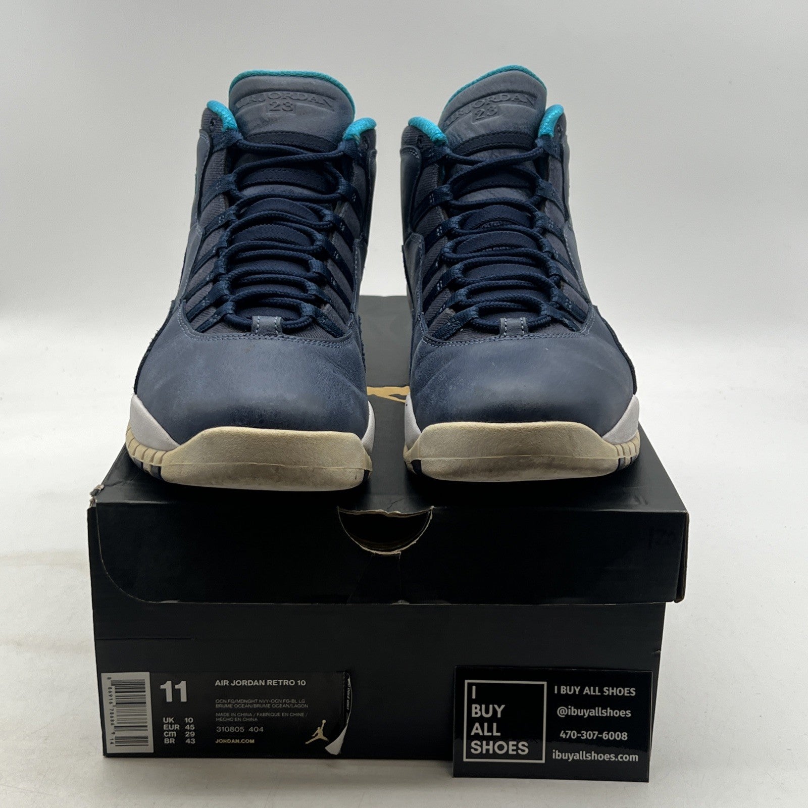Size 11 - Air Jordan 10 Retro Los Angeles (310805-404)