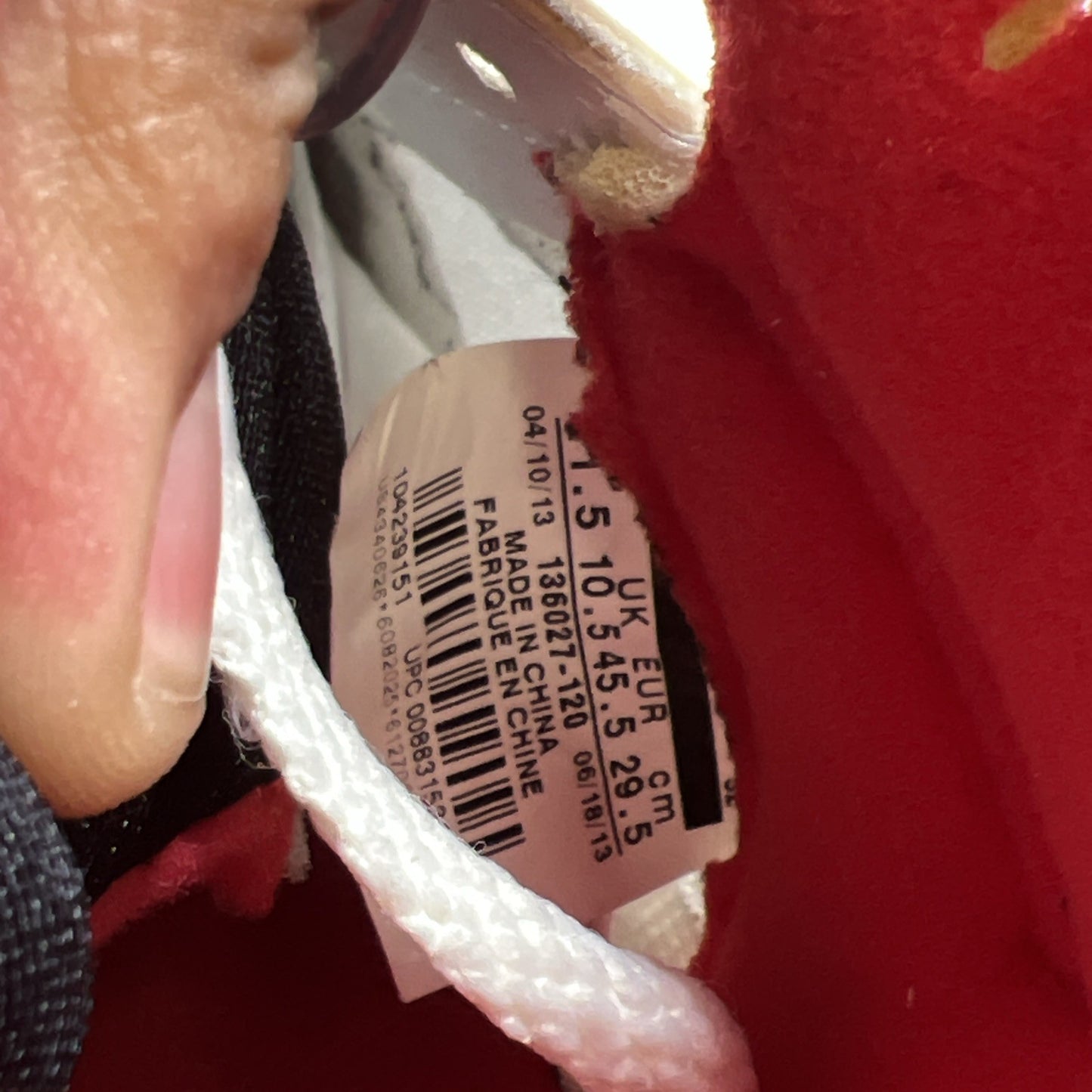 Size 11.5 - Air Jordan 5 Retro 2016 Low Fire Red (819171-101)