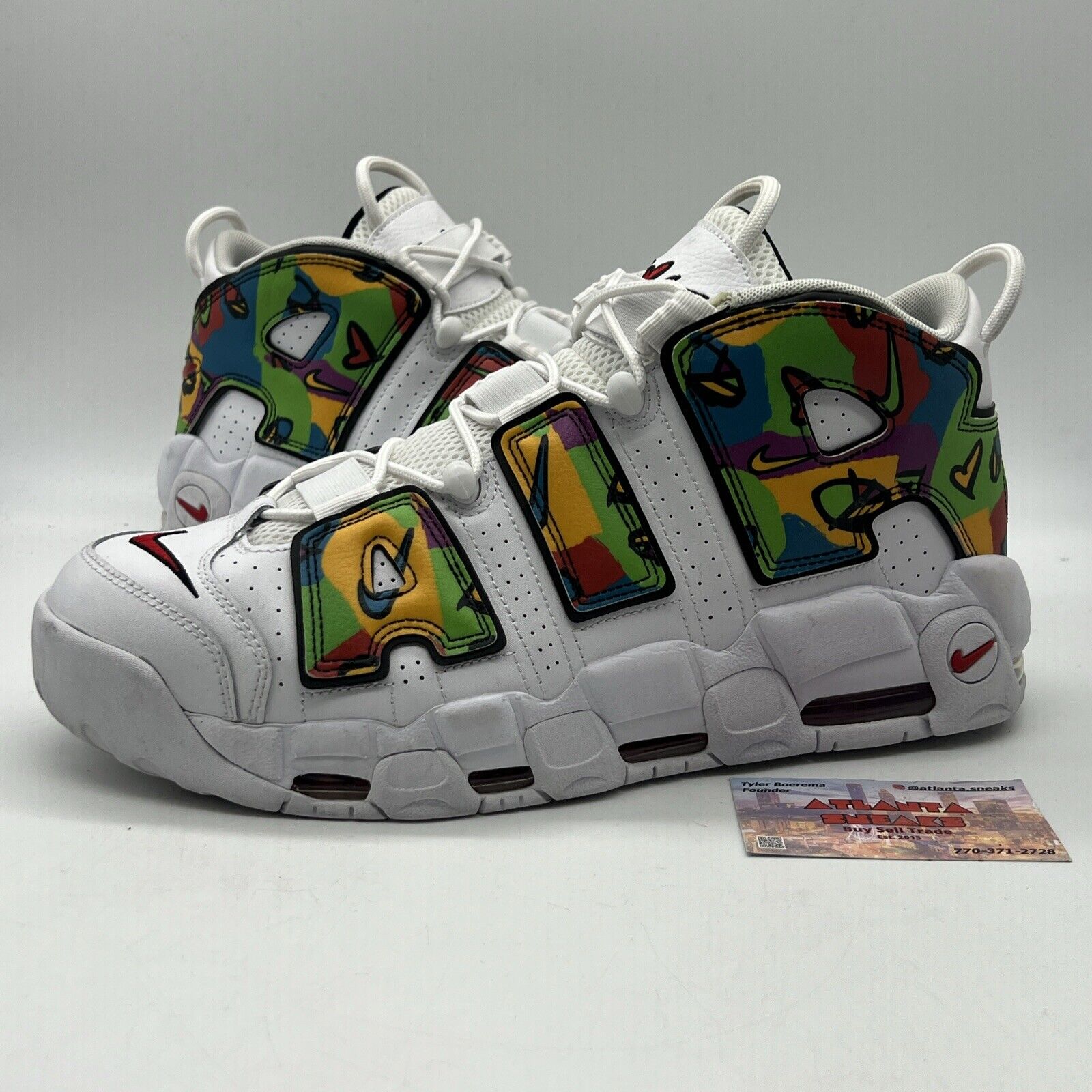 Size 13 - Nike Air More Uptempo Peace, Love, Basketball 2021  Multiple Color