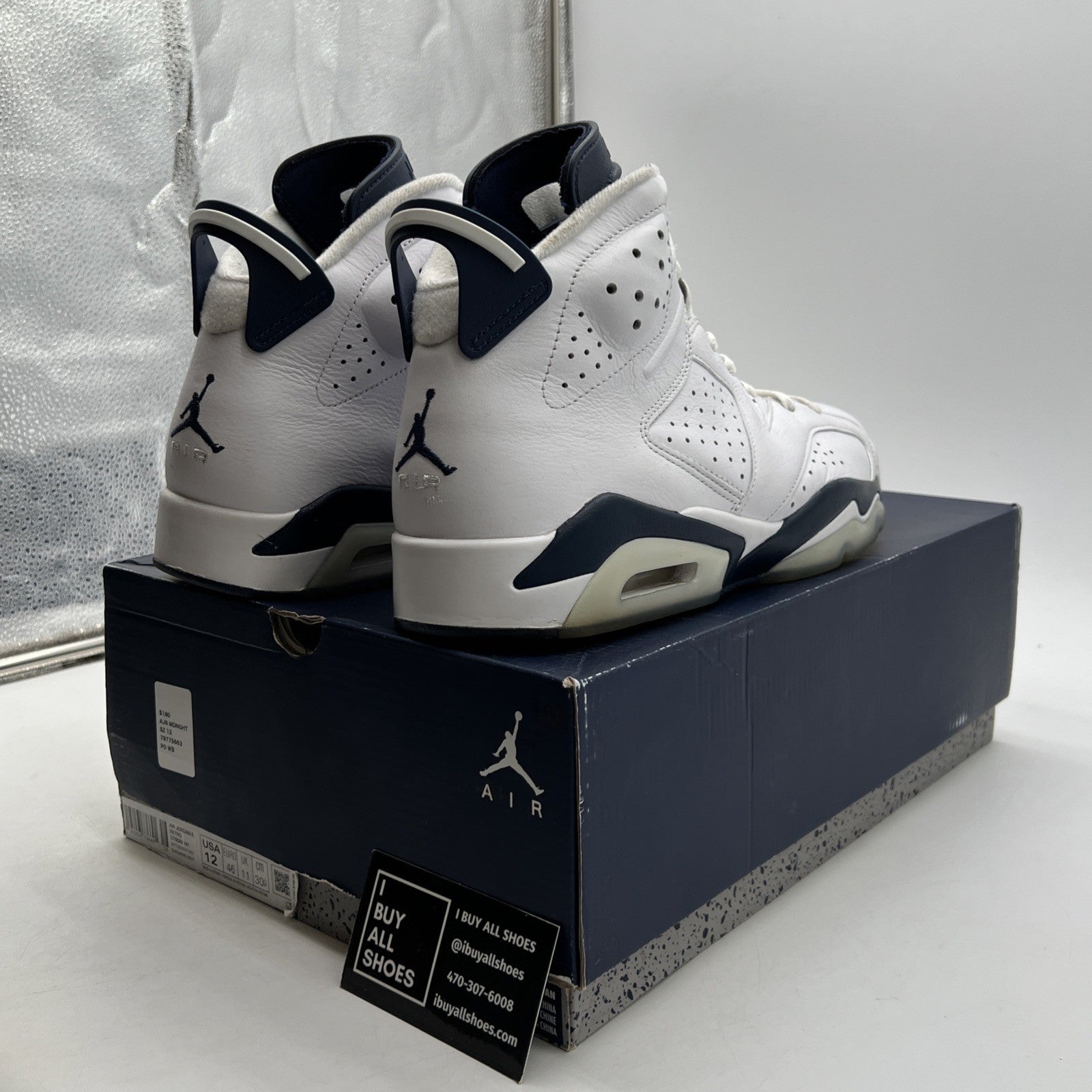 Size 12 - Air Jordan 6 Retro Midnight Navy (CT8529-141)