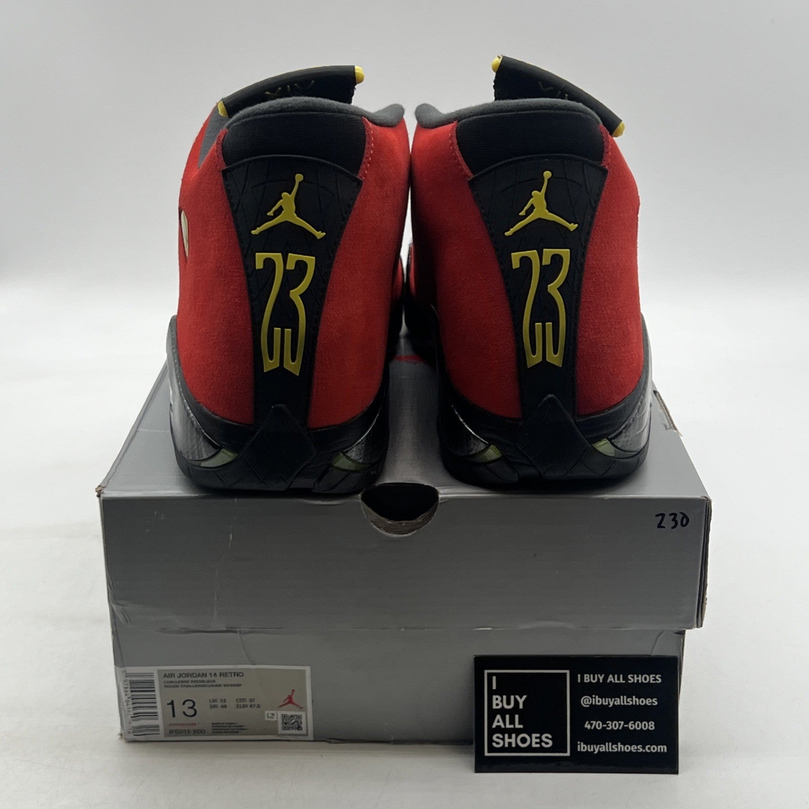 Size 13 - Air Jordan 14 Retro 2025 Ferrari (IF5015-600)