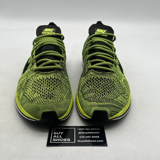 Size 12 - Nike Flyknit Racer Volt Sequoia (526628-731)