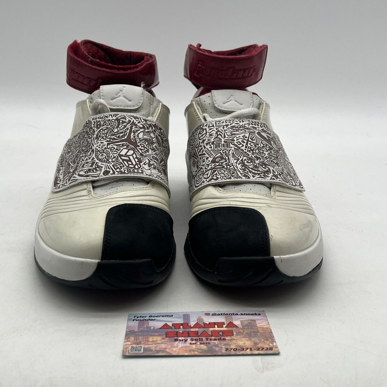 Size 8.5 - Air Jordan 20 OG White Varsity Red (310455-161)
