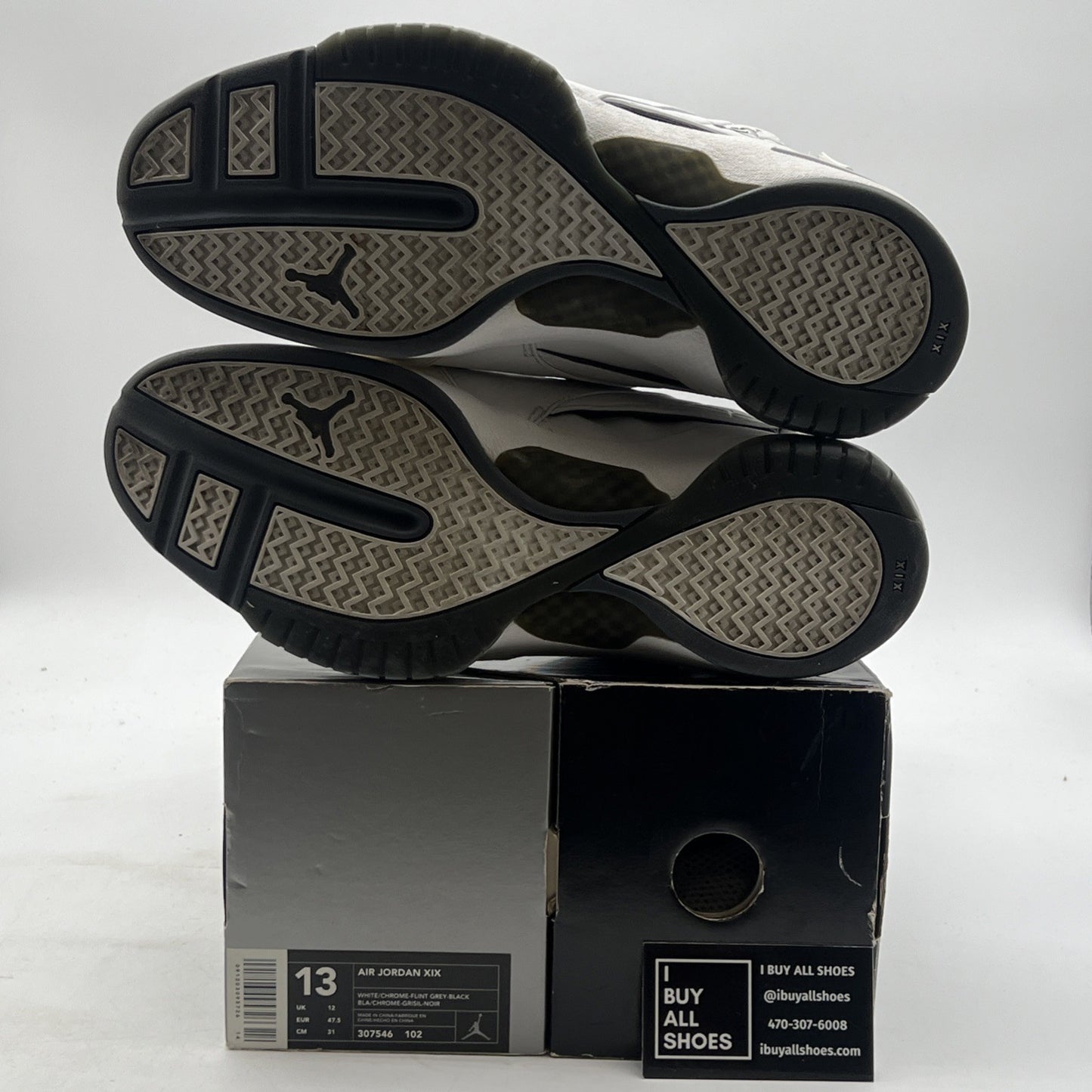 Size 13 - Air Jordan 19 OG 2004 Flint (307546-102)