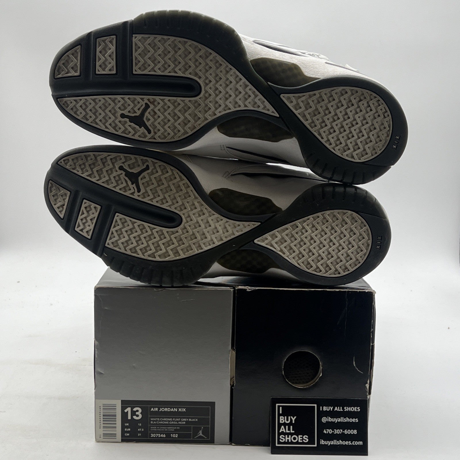 Size 13 - Air Jordan 19 OG 2004 Flint (307546-102)