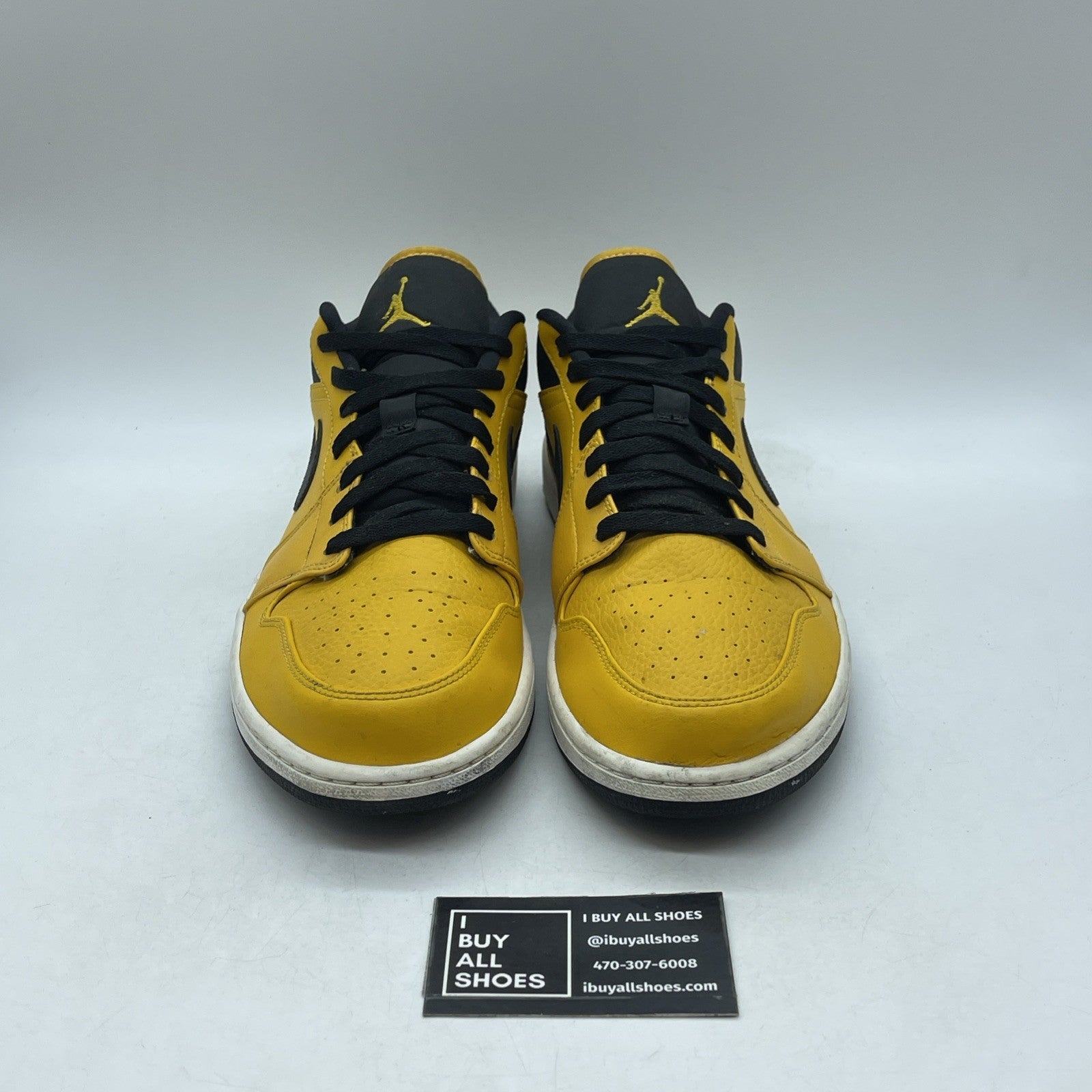 Size 13 - Air Jordan 1 Low University Gold Black (553558-700)