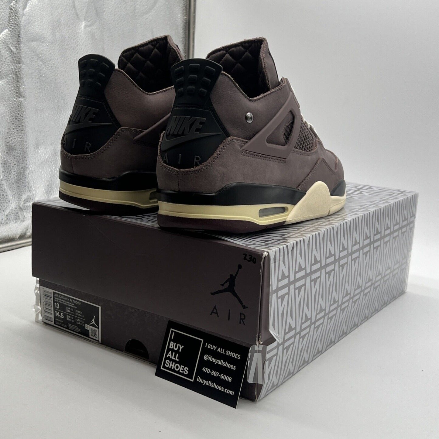 Size 13 - Air Jordan 4 Retro x A Ma Maniere Mid Violet Ore (DV6773-220)