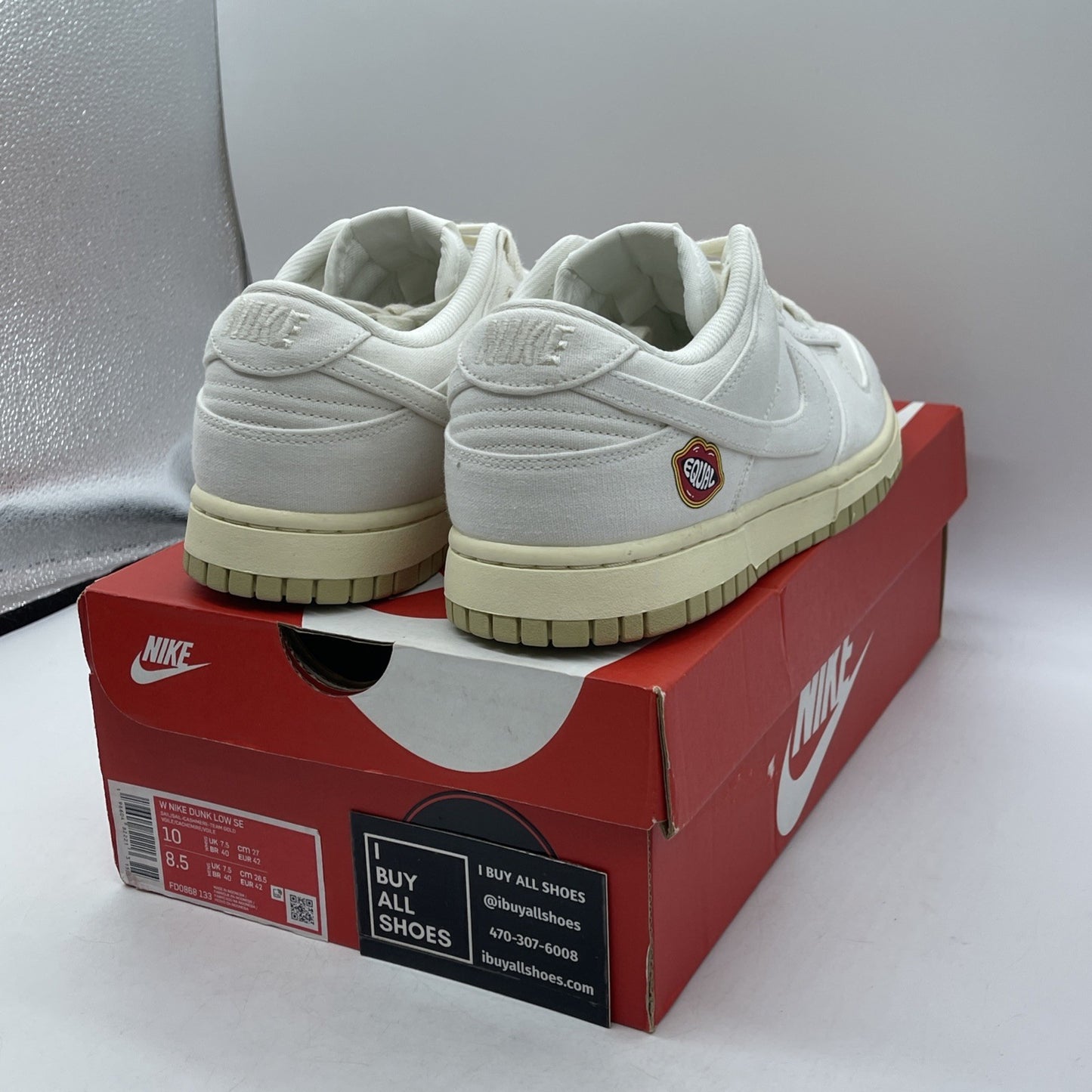 Size 10W - Nike Dunk SE Low The Future is Equal White Suede (FD0868-133)