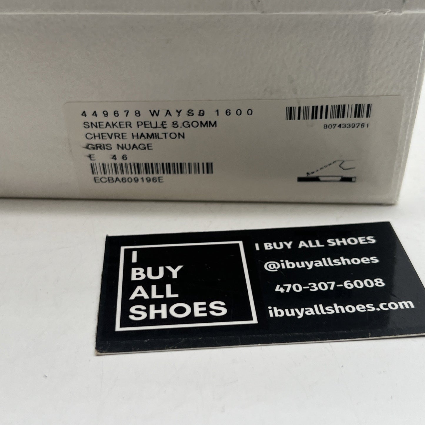 Size 46 - Balenciaga Chevre Hamilton Grey