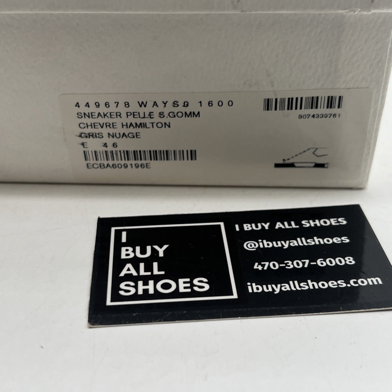 Size 46 - Balenciaga Chevre Hamilton Grey