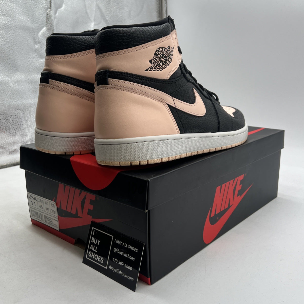 Size 11 - Air Jordan 1 Retro OG High Crimson Tint (555088-081)