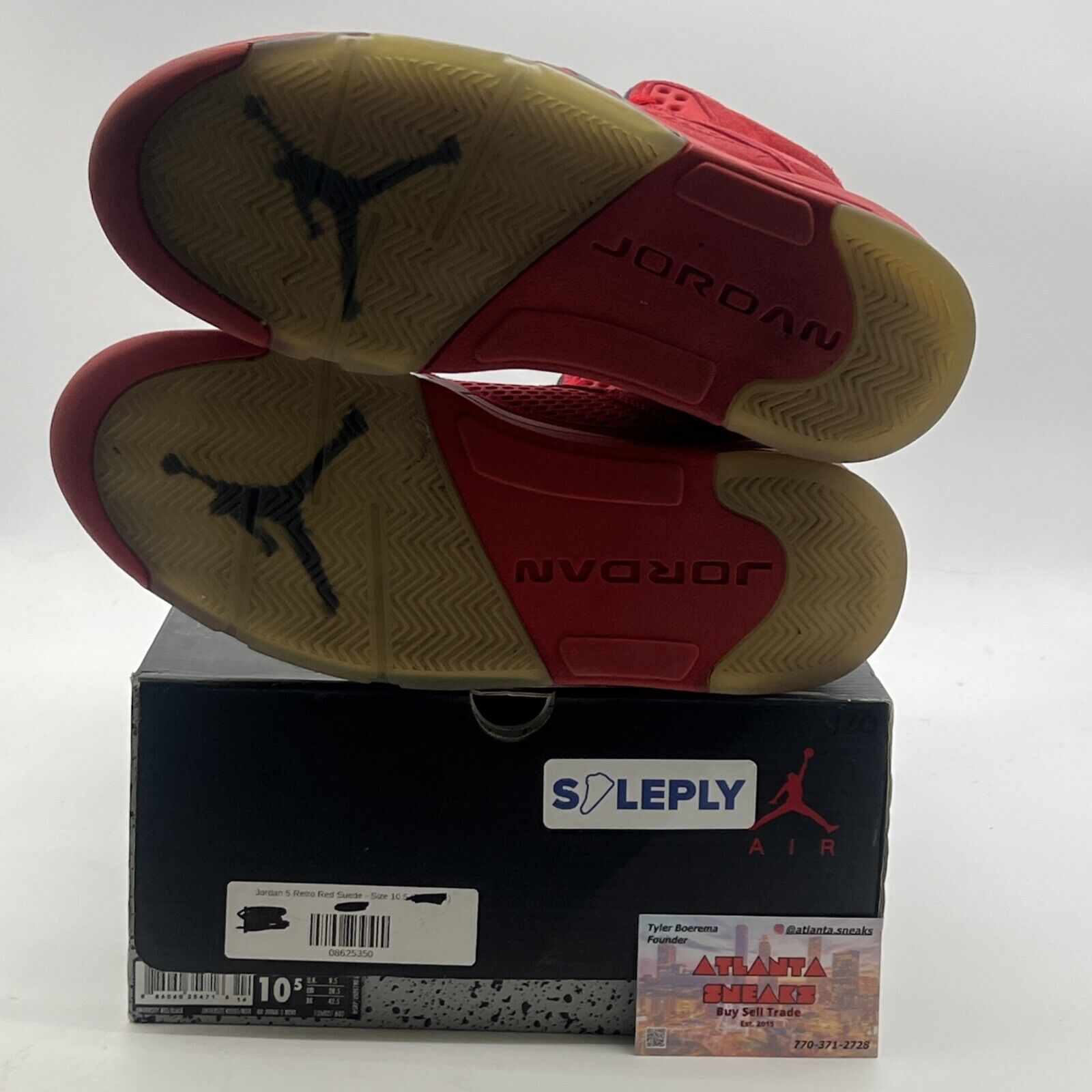 Size 10.5 - Air Jordan 5 Retro Red Suede (136027-602)