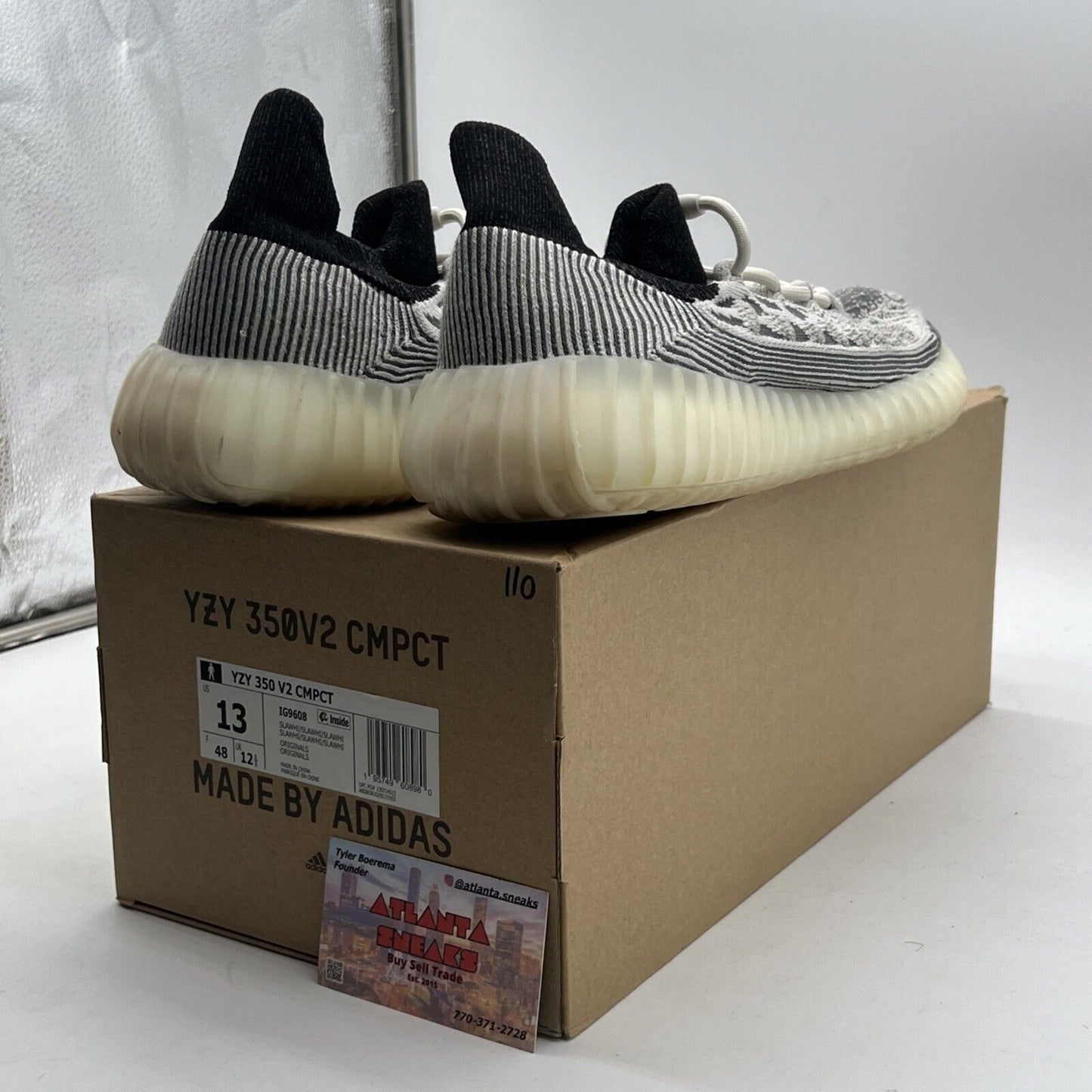 Size 13 - adidas Yeezy Boost 350 V2 CMPCT Panda (IG9608)