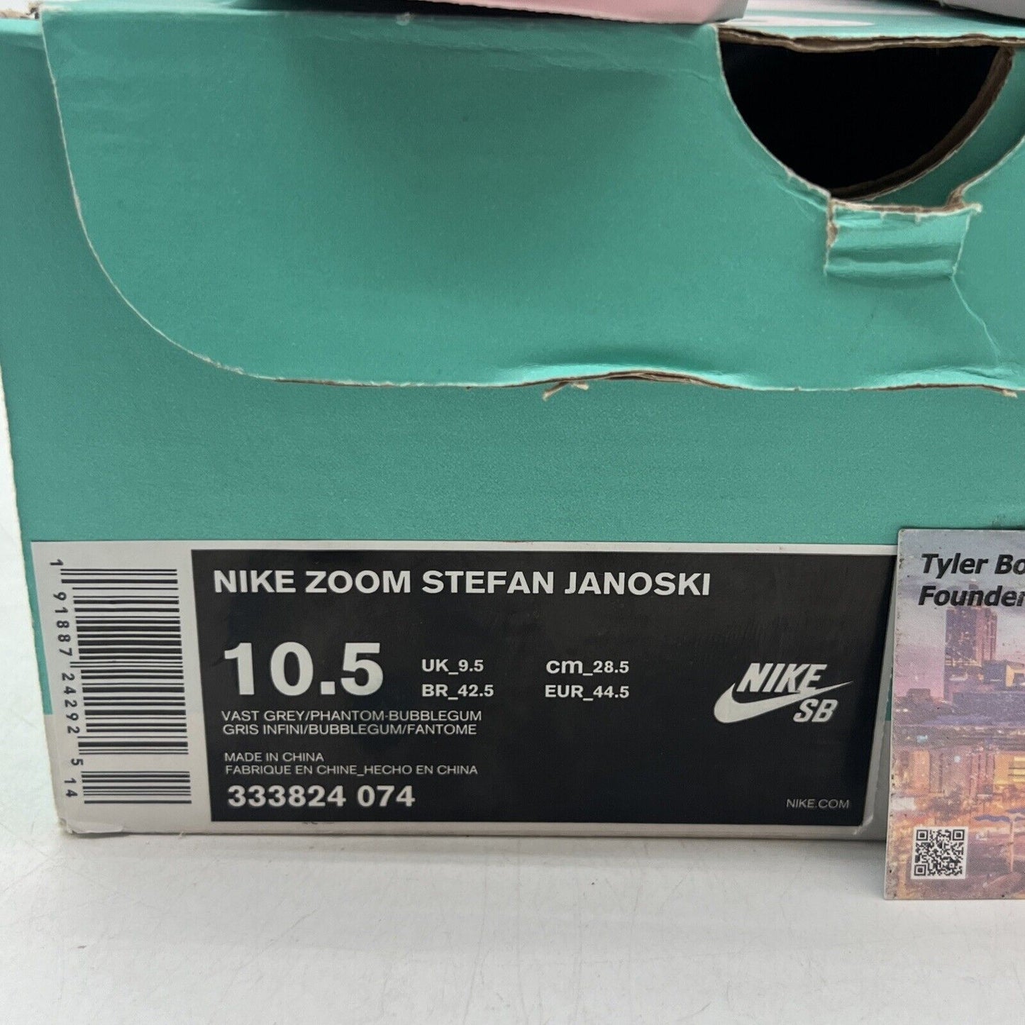 Size 10.5 - Nike Zoom Stefan Janoski Phantom Bubblegum (333824-074)