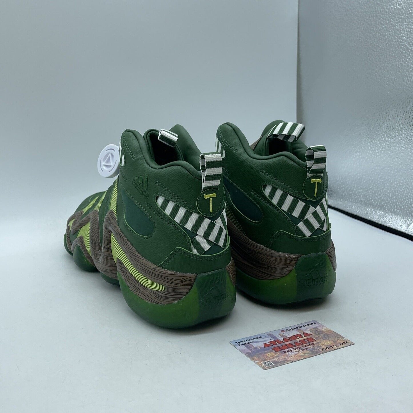 Size 12 - adidas Crazy 8 Portland Timbers Green Suede Leather Brown  (D69033)