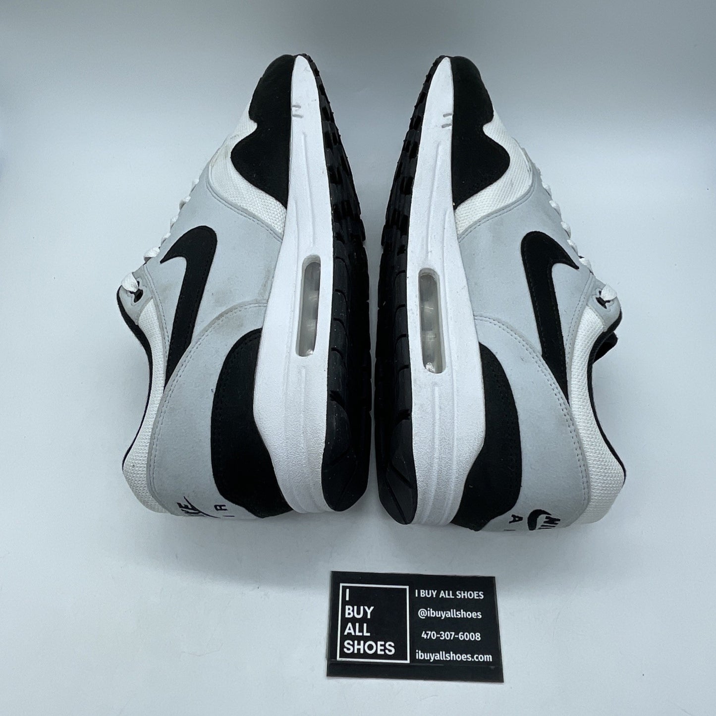 Size 9.5 - Nike Air Max 1 White Black (FD90821-107)